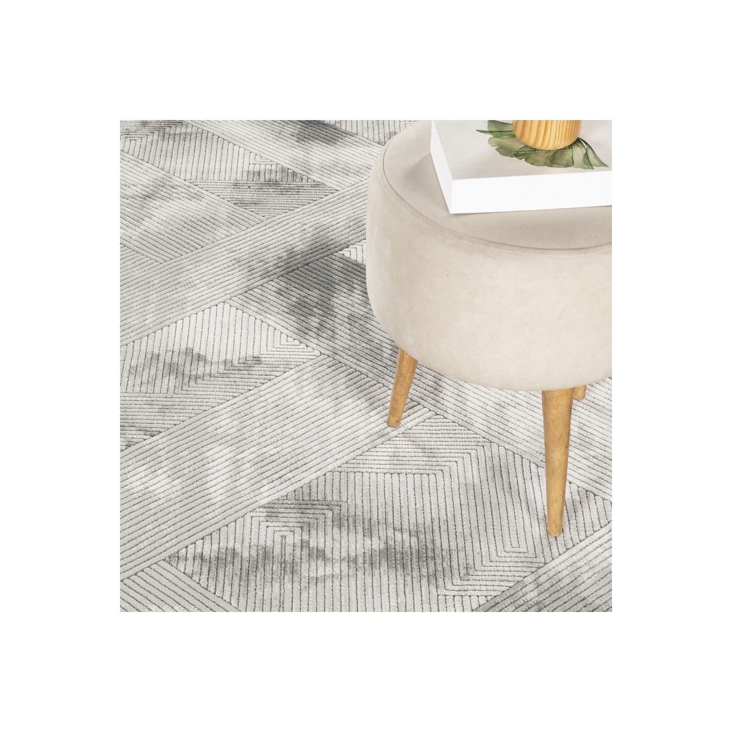 Geometrix - Contemporary Rug With 3D Effect