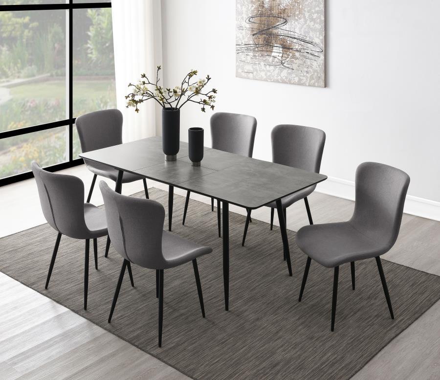 Horizon - Butterfly Leaf Extension Dining Table - Gray