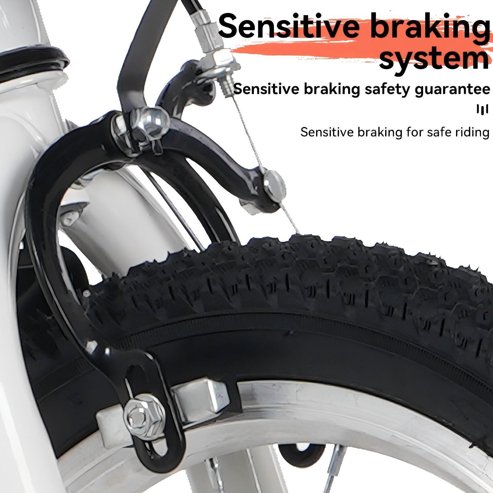 Fkznpj - 16" Sporty Kids Bike With Training Wheels And Stand Adjustable Saddle Suitable For Boys And Girls Aged 4 - 8 Years Tall Height 41 - 46" Available In A Variety Of Colors - Best Buy Furniture