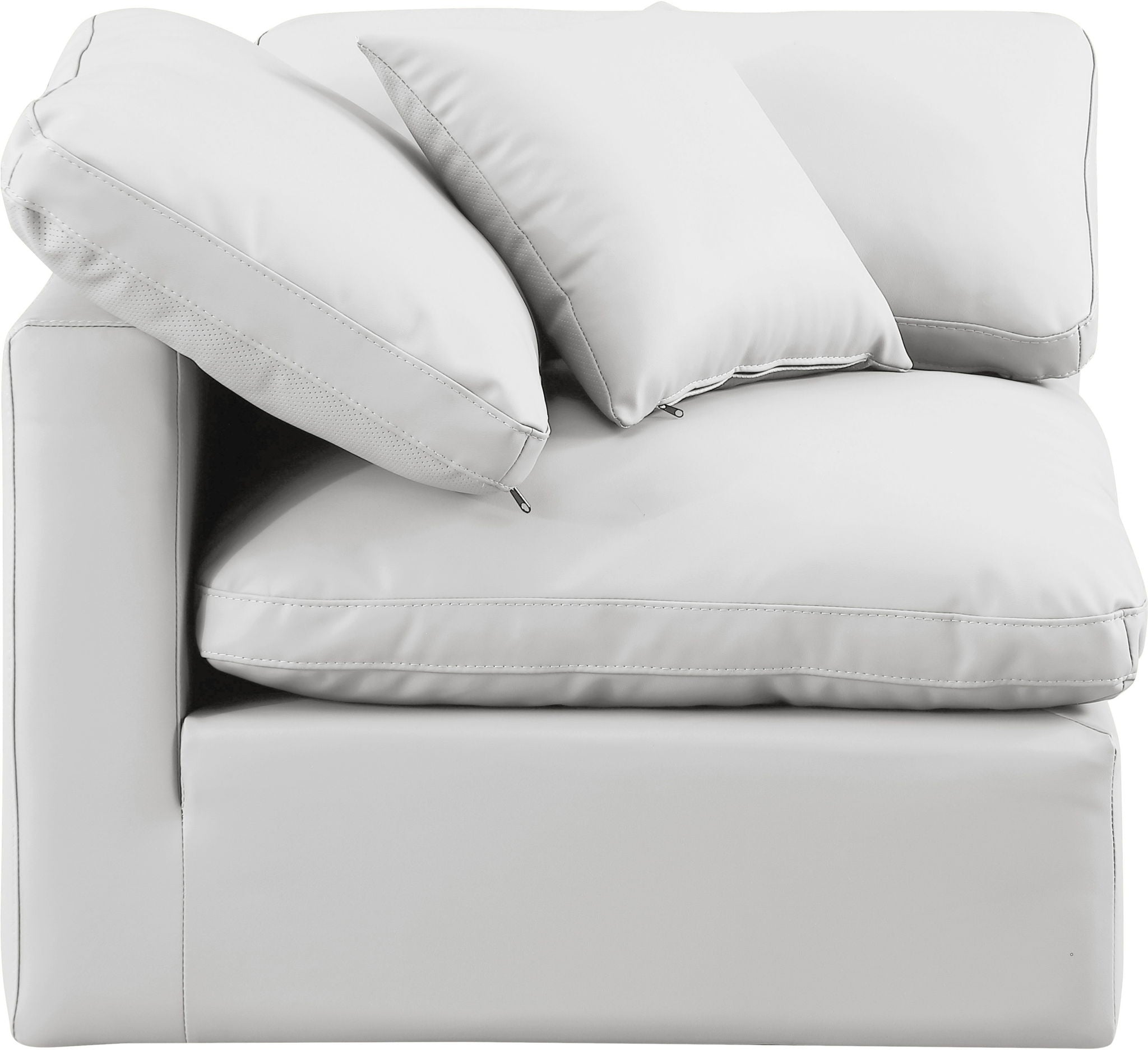 Indulge - Faux Leather Corner Chair - Best Buy Furniture