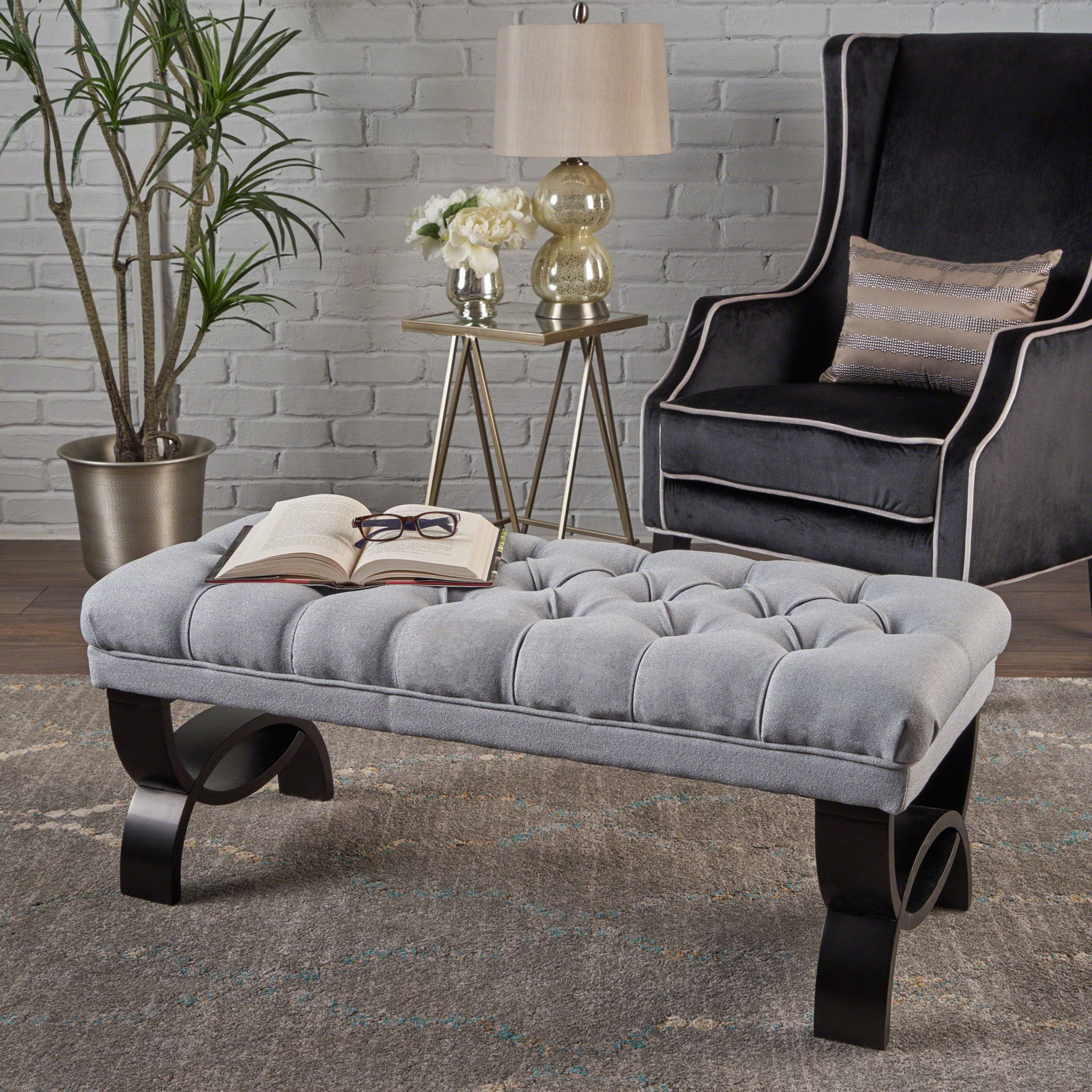 Hilton - Ottoman Bench Classic Style - Best Buy Furniture