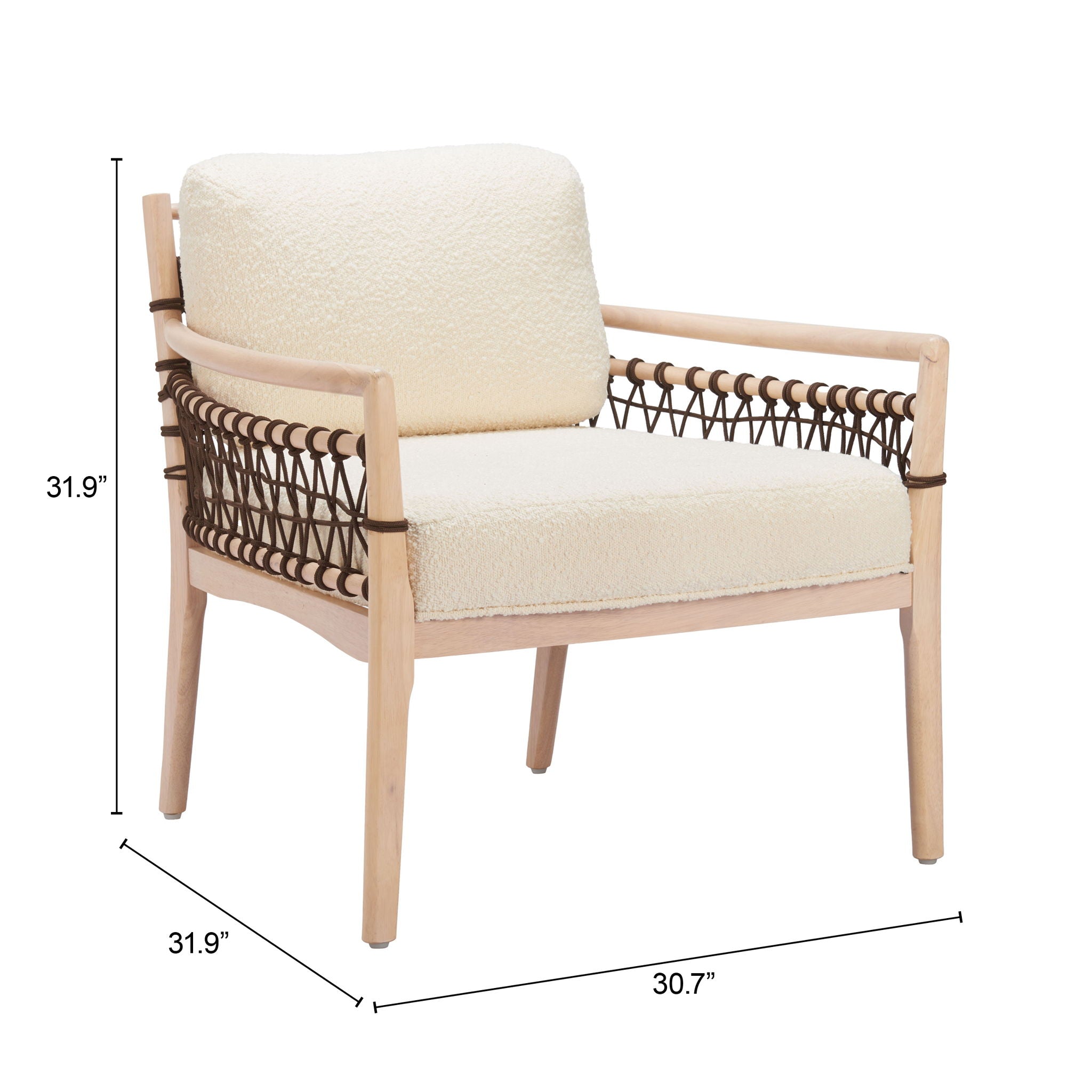 Wezly - Accent Chair - Ivory