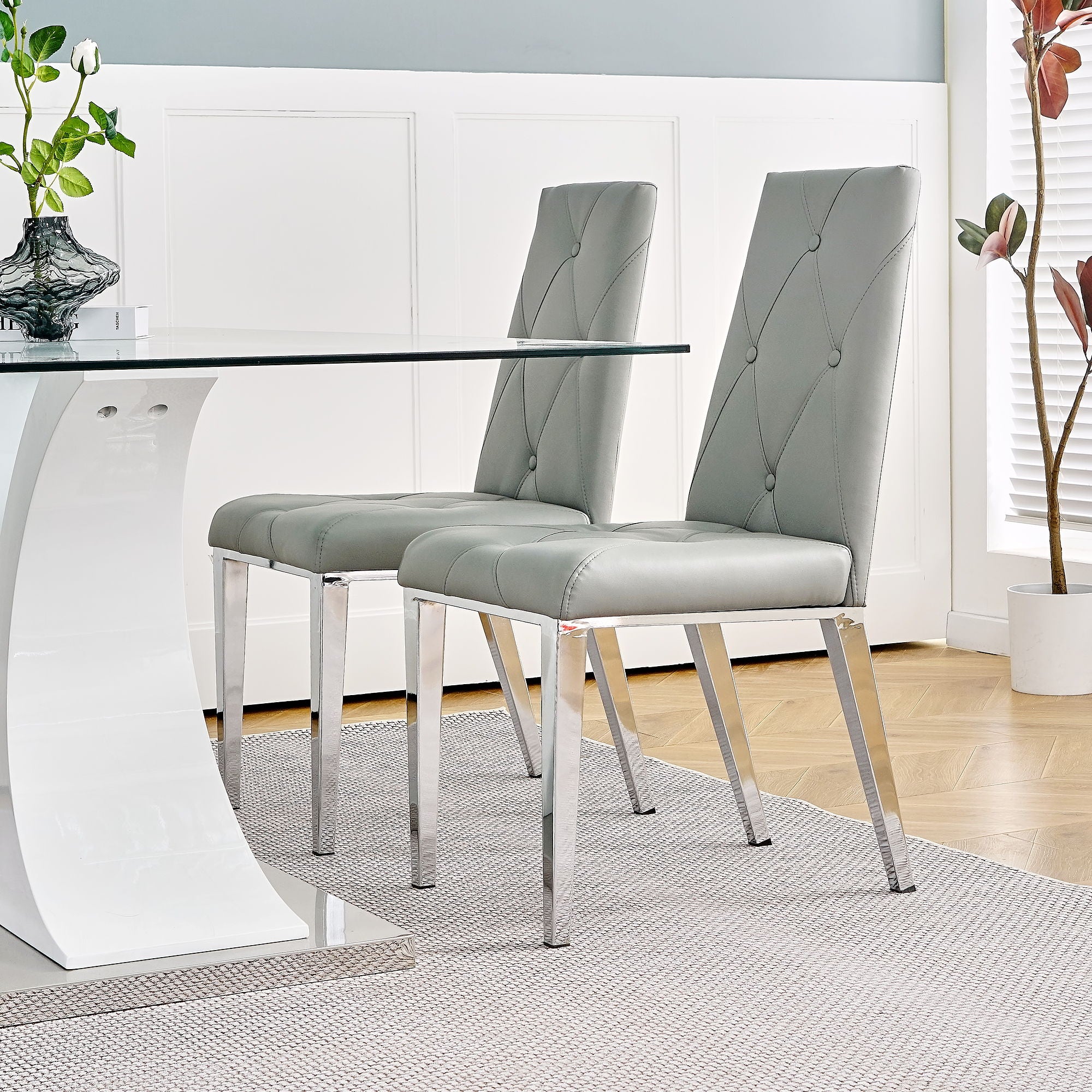 Modern Light Luxury Dining Chair (Set of 2)