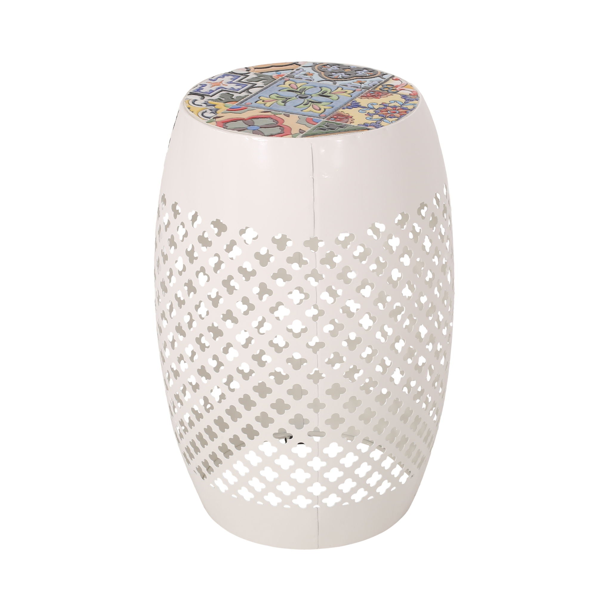 Roswell - Outdoor Side Table With Mosaic Tile Top