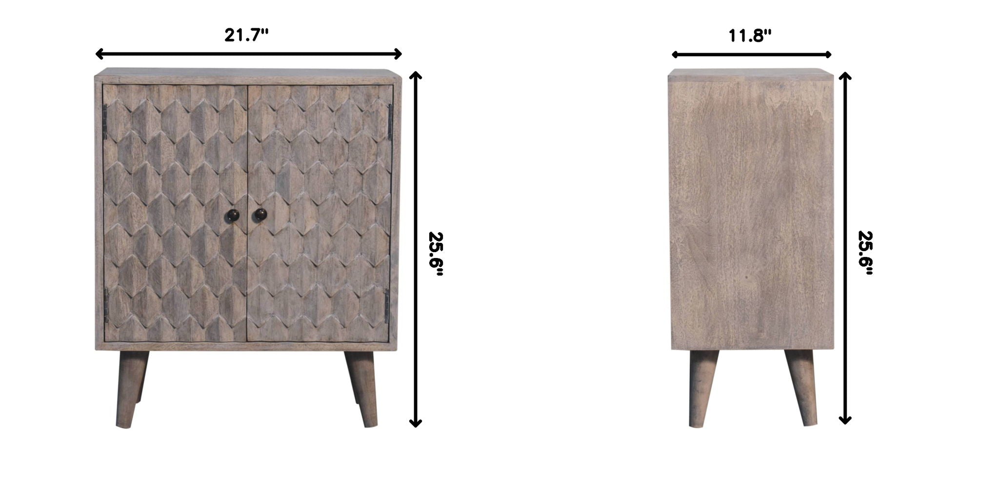 Mini Pineapple Carved Cabinet