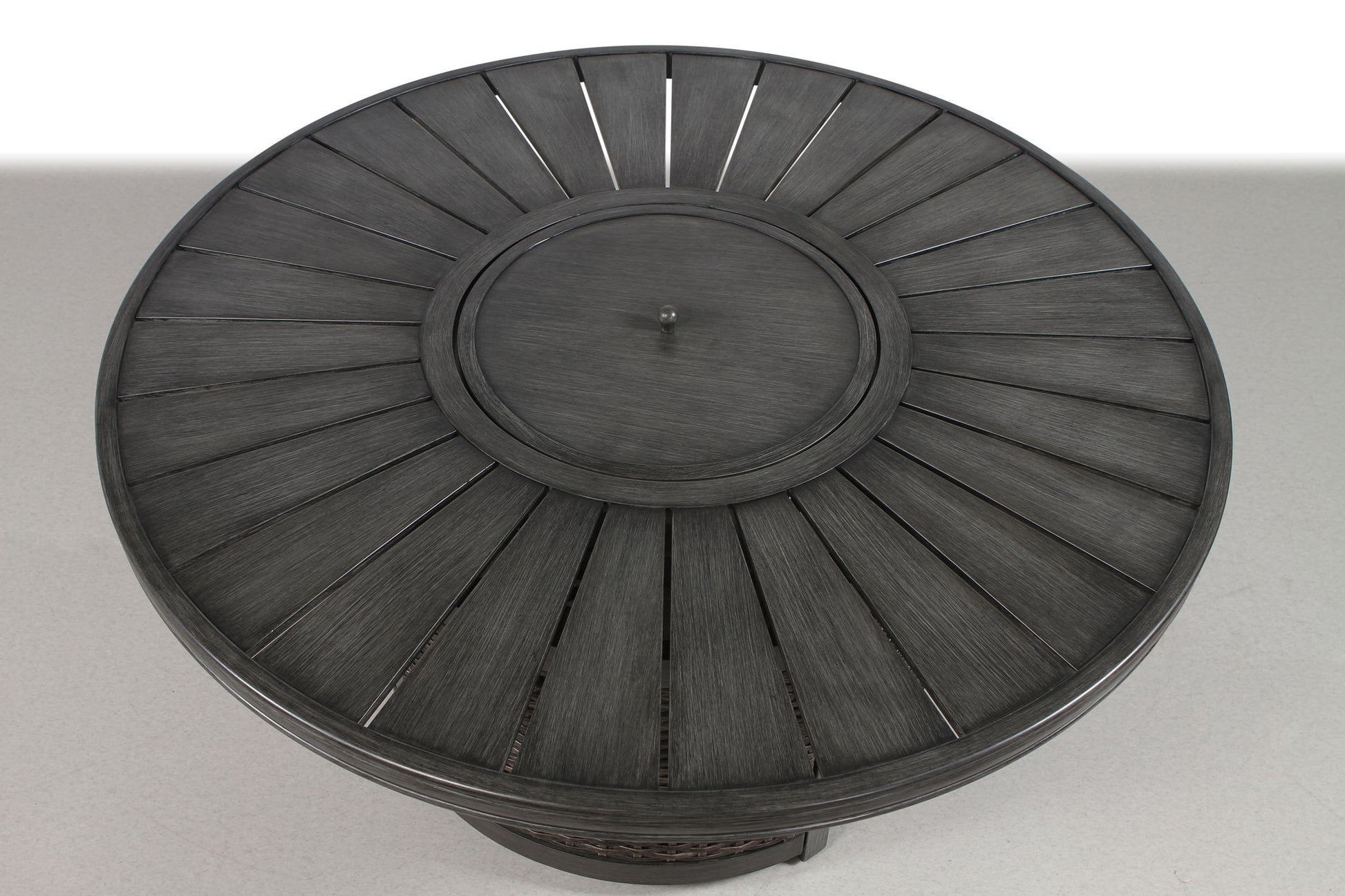 Propane Outdoor Fire Pit Table - Gray - Best Buy Furniture