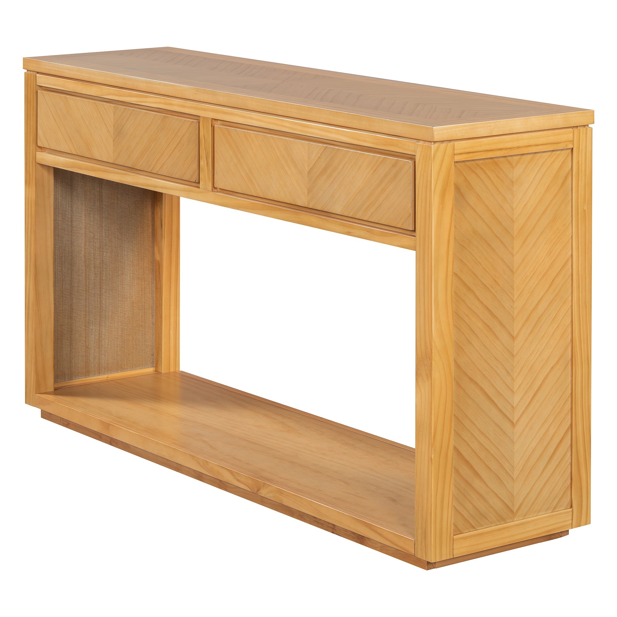 55' Console Table Natural