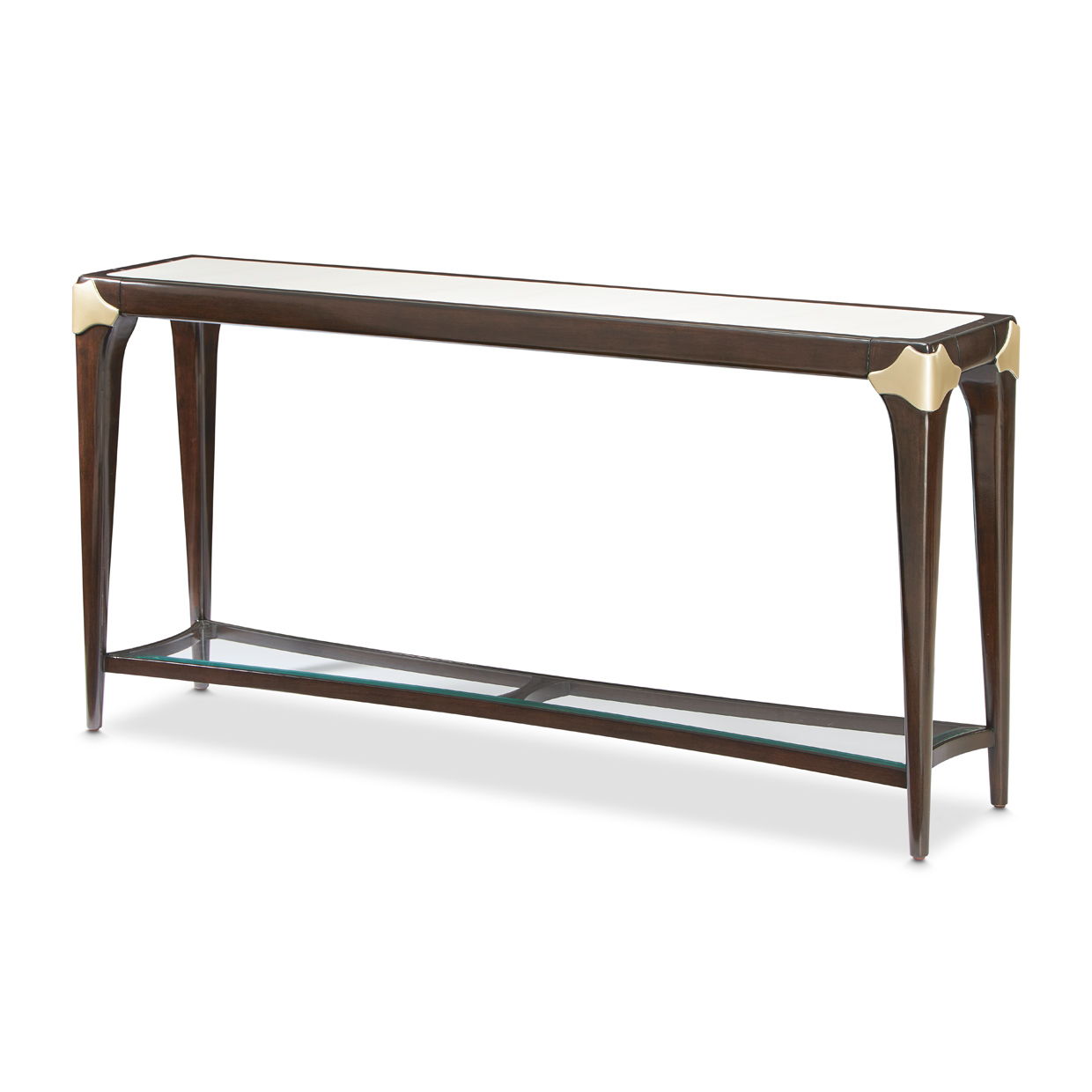 Paris Chic - Console Table - Espresso Brown