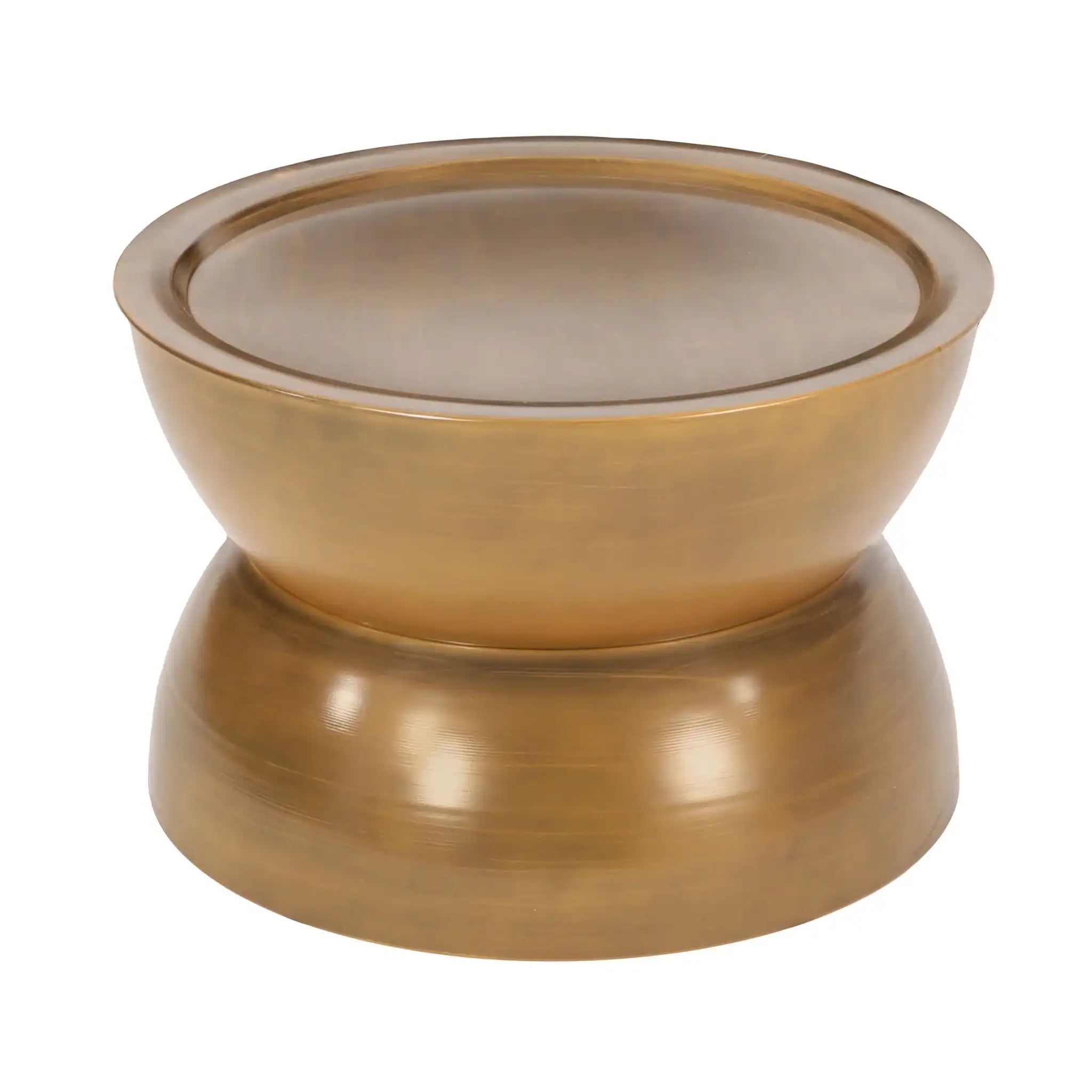 Sparling - Modern Iron Hourglass Coffee Table