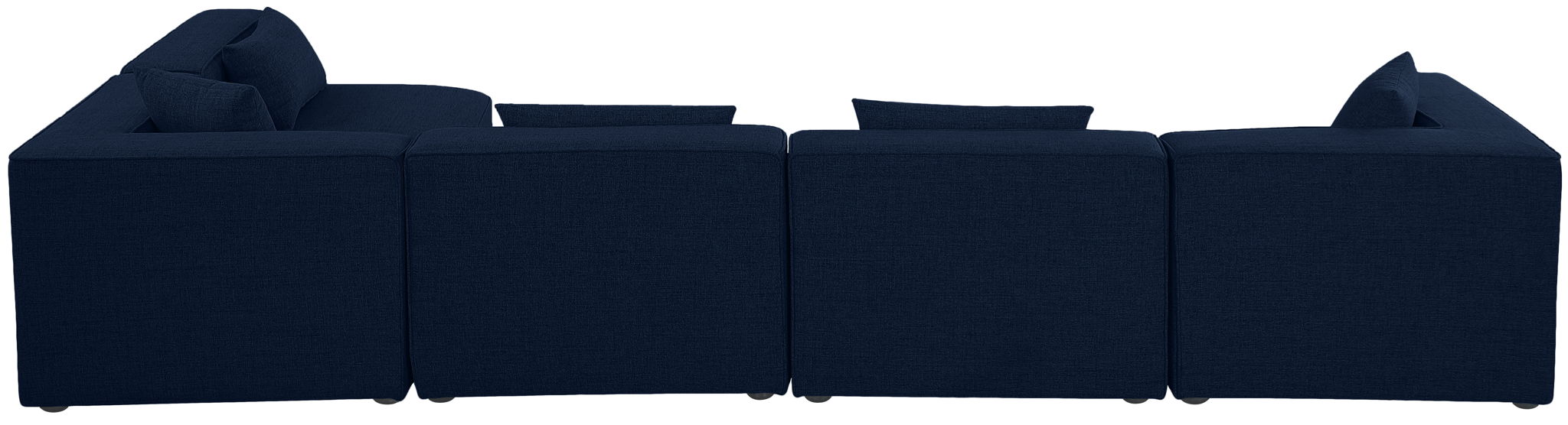 Cube - Linen 5 Piece Modular Sectional