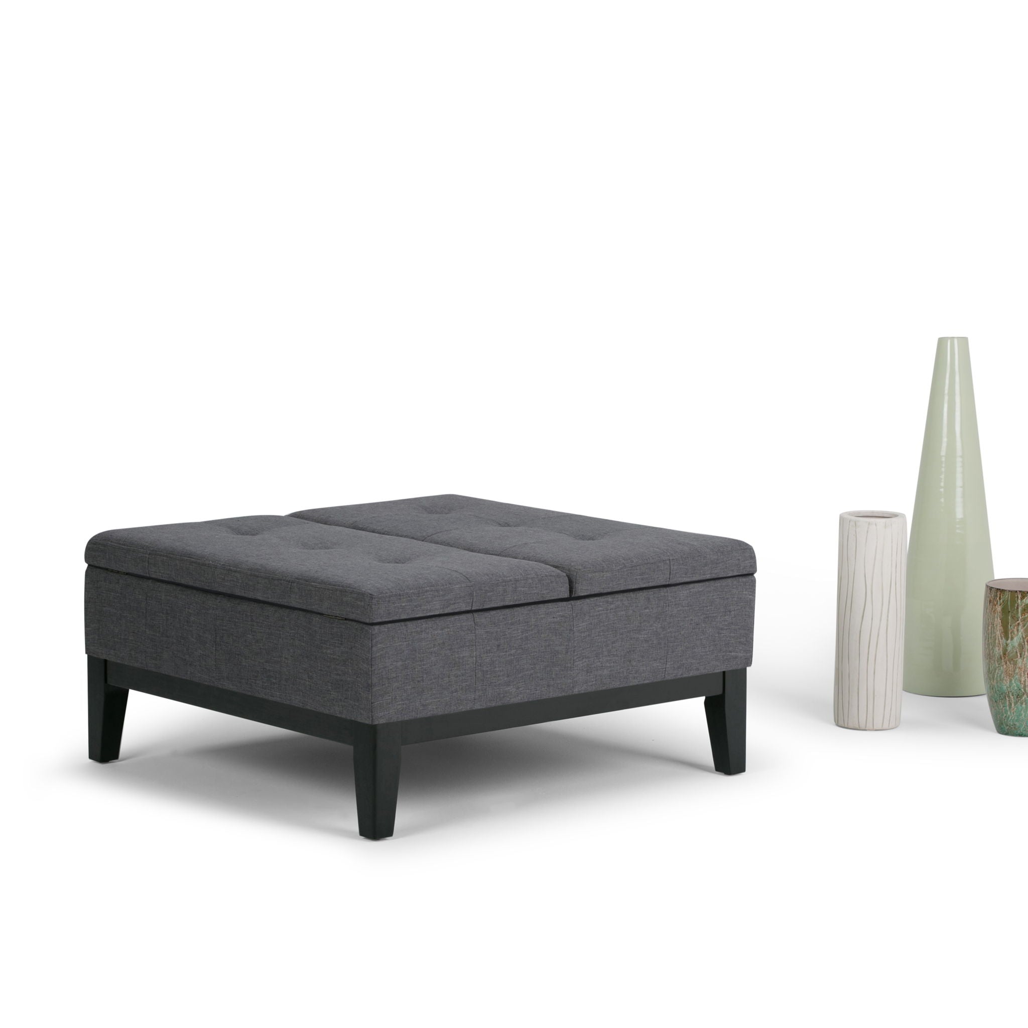 Dover - Multifunctional Lift Top Coffee Table Storage Ottoman - Best Buy Furniture