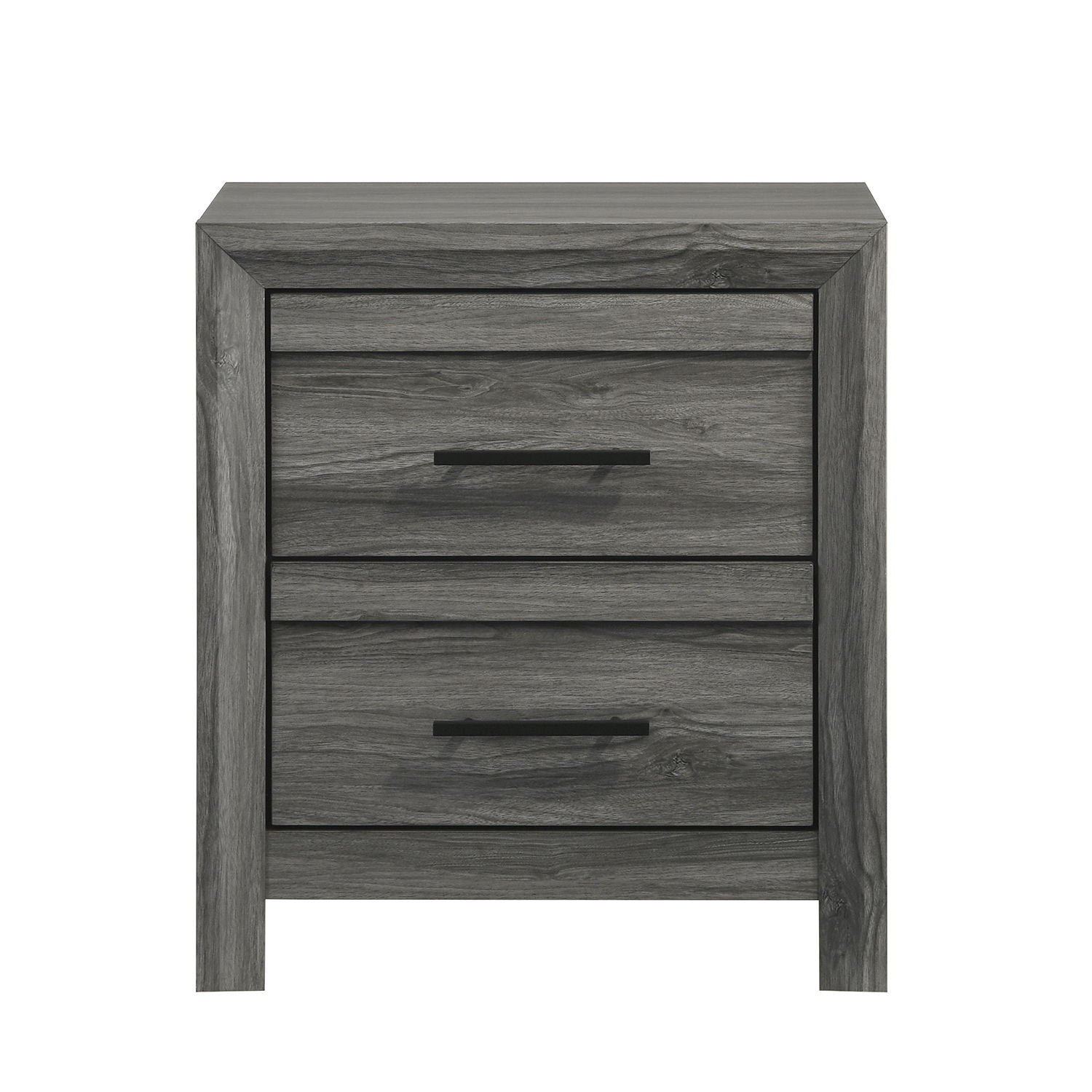 Denver - 2 Drawer Nightstand - Gray