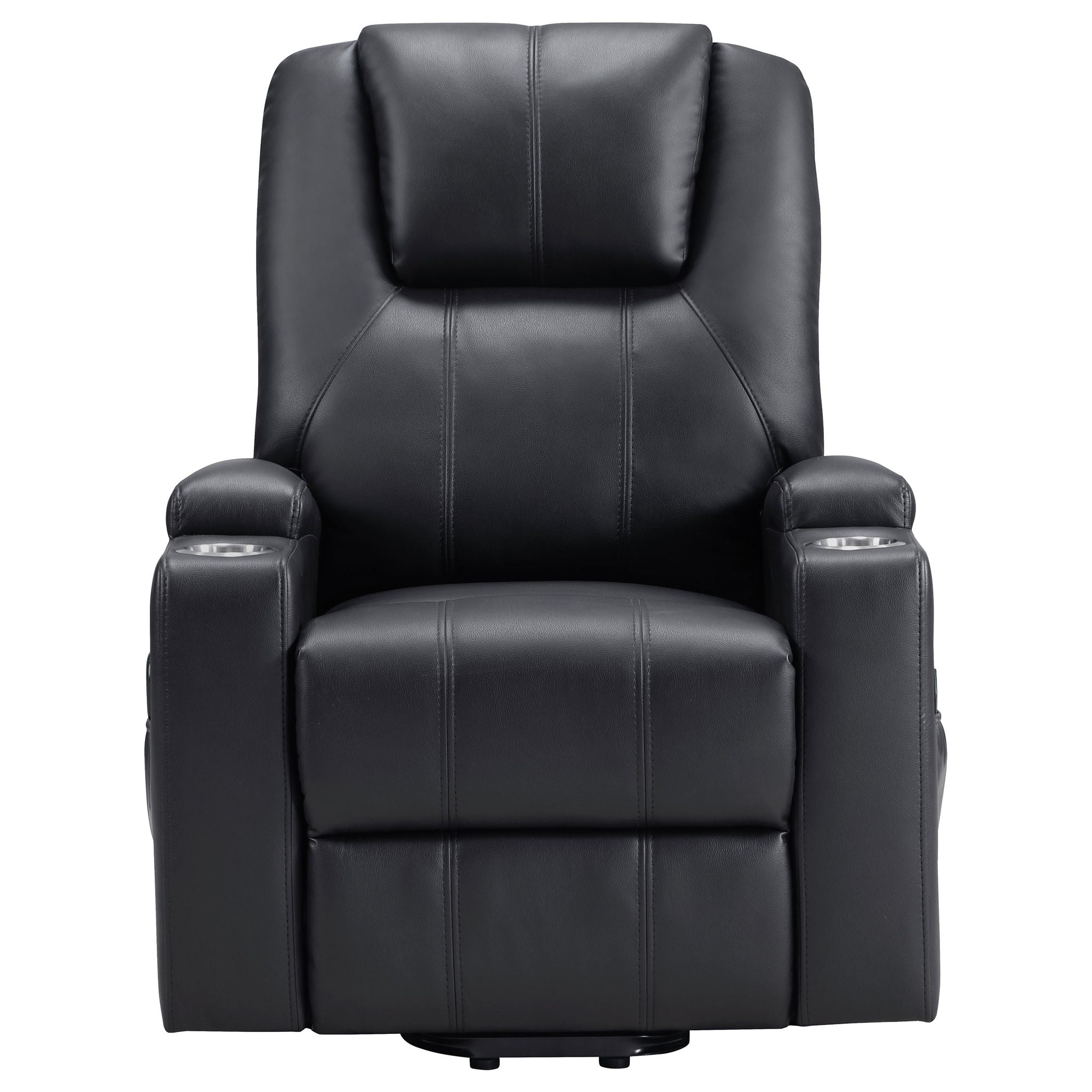 Macklin - Power Lift Massage Recliner With Heat And Dual Cupholders