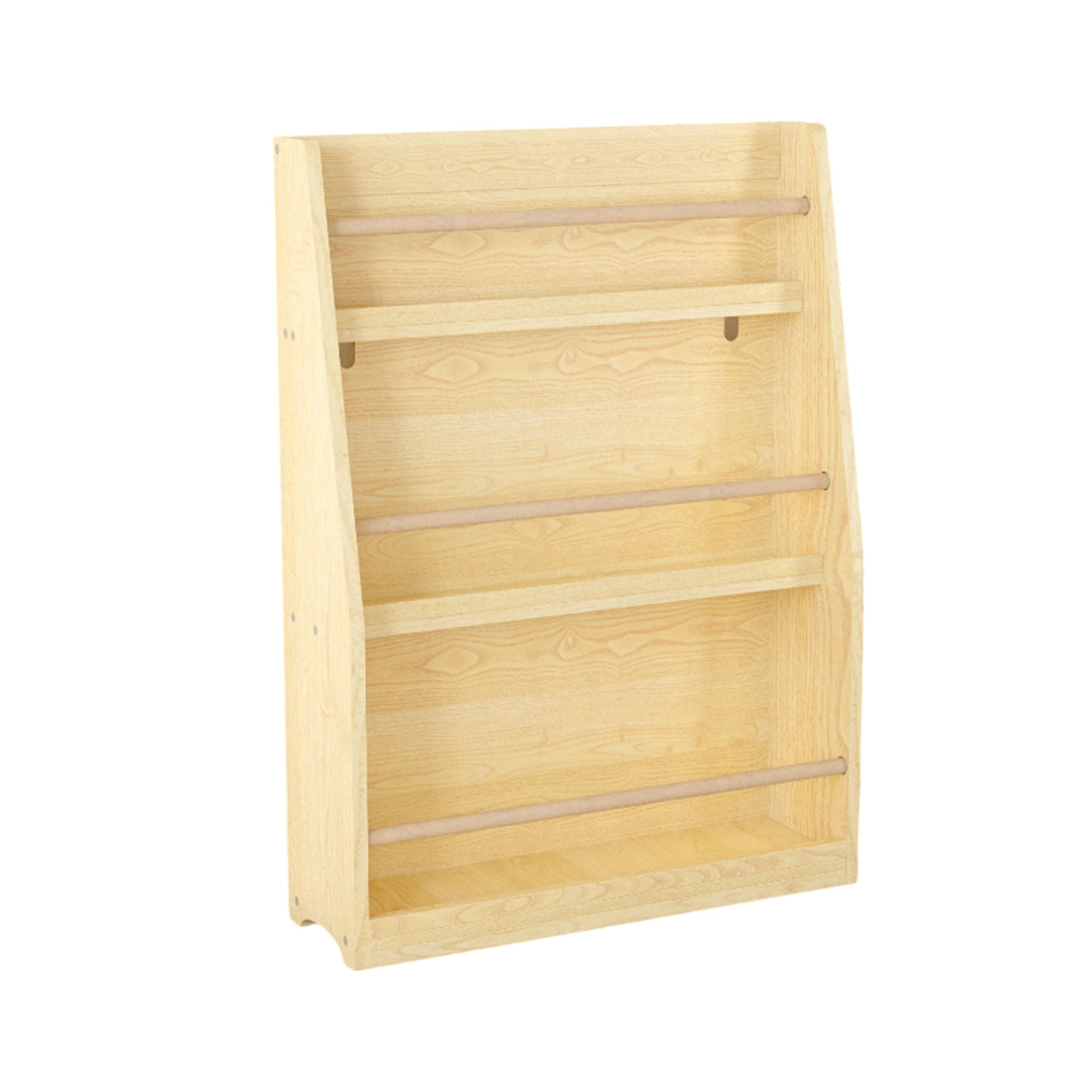 3 Tier Book Shelf, Compact Storage For Bedrooms