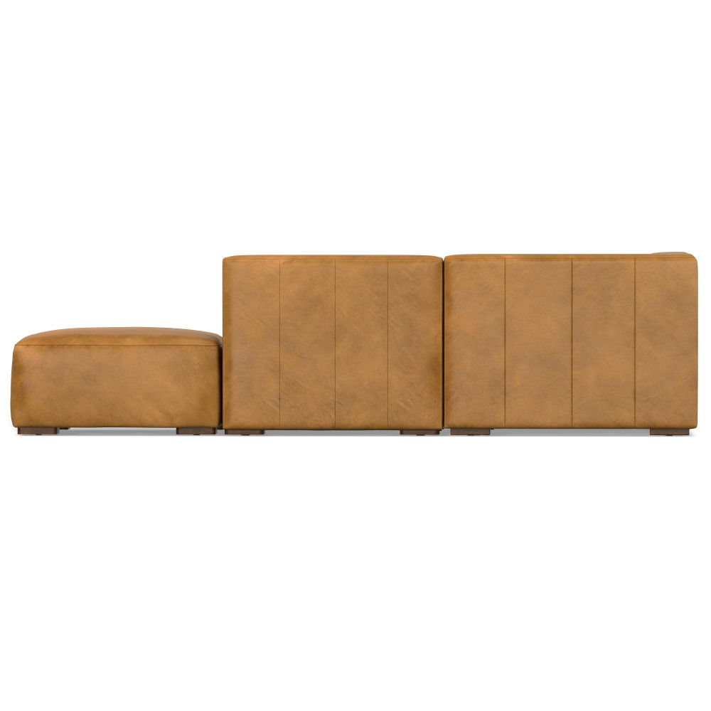 Rex - Handcrafted Sectional Sofa And Ottoman - Best Buy Furniture