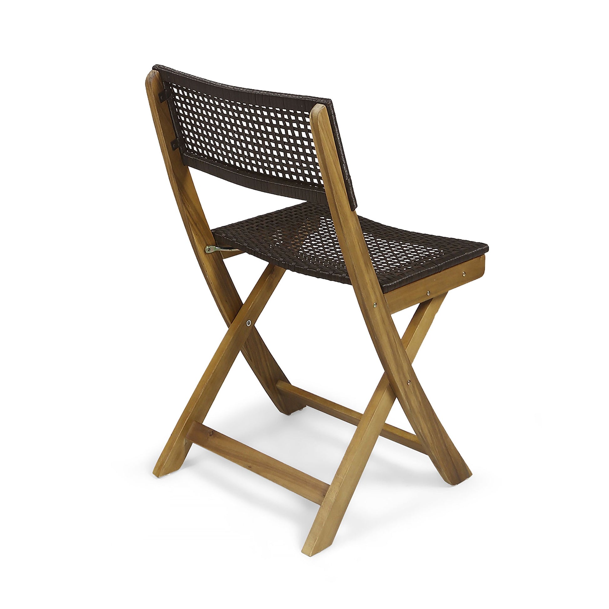 Bistro Foldable Chair With Wicker Backrest - Best Buy Furniture