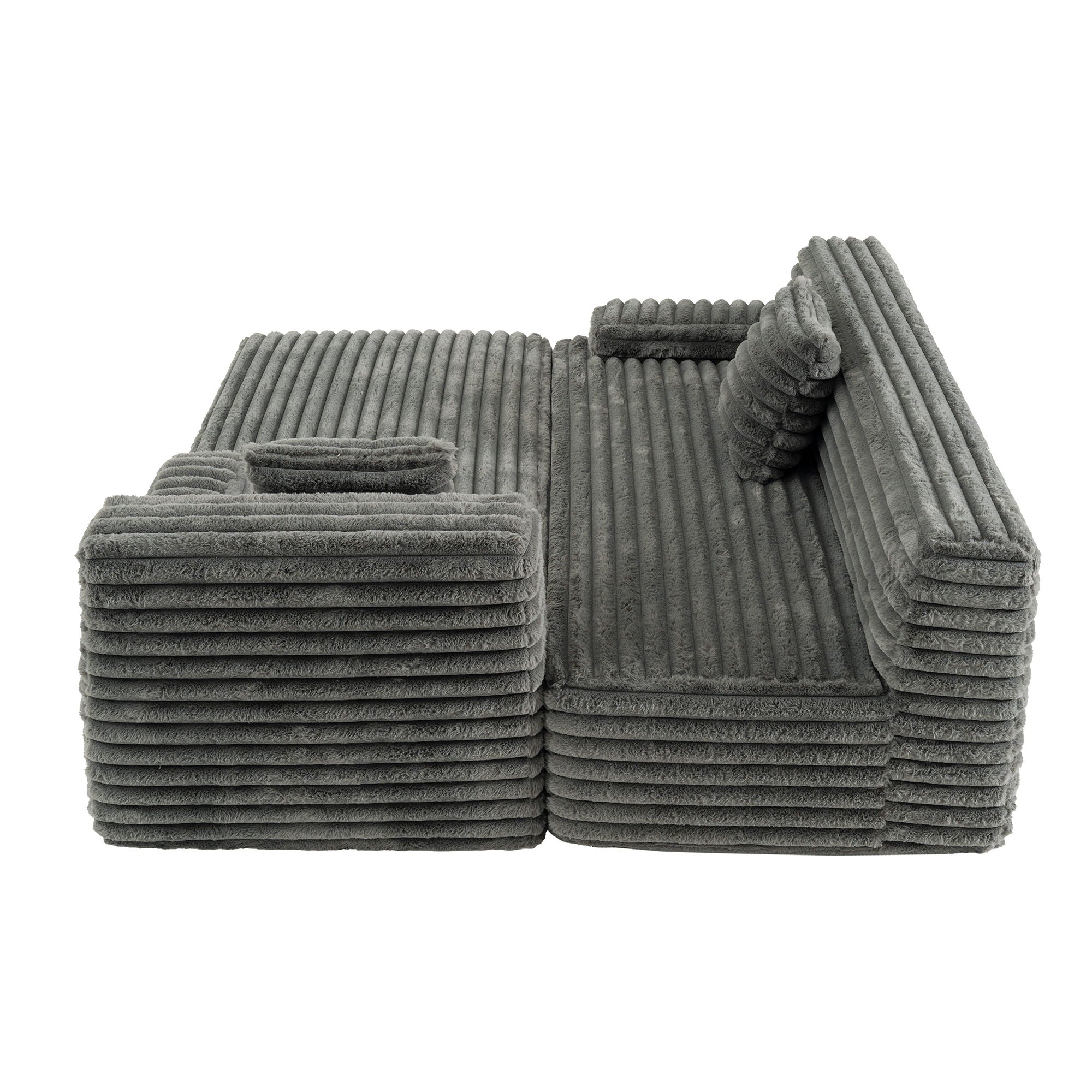 Cloud Sectional Sofa Upholstered Couch Free Combined Sofa