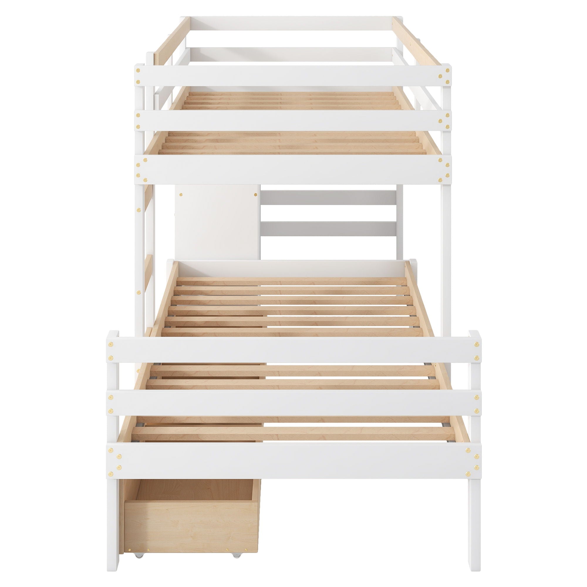 Loft Bunk Bed With Drawers And Ladder