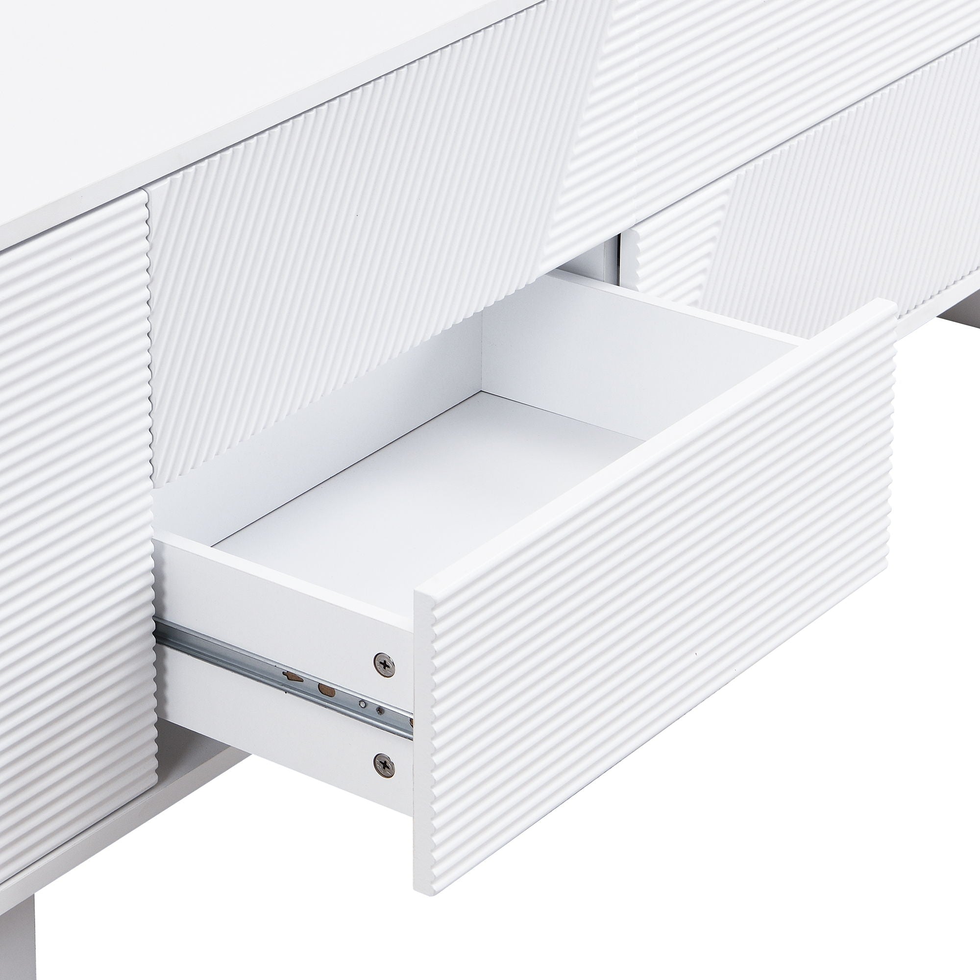 Modern TV Stand With Storage Cabinets, 4 Drawers