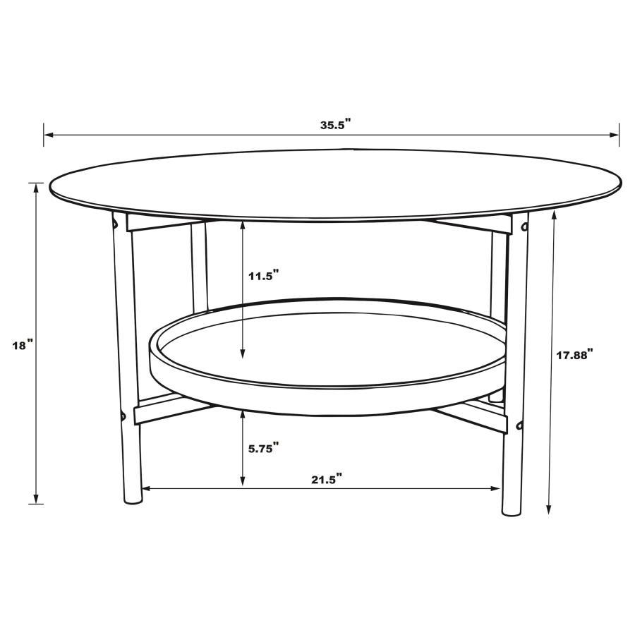Delfin - Round Coffee Table Set