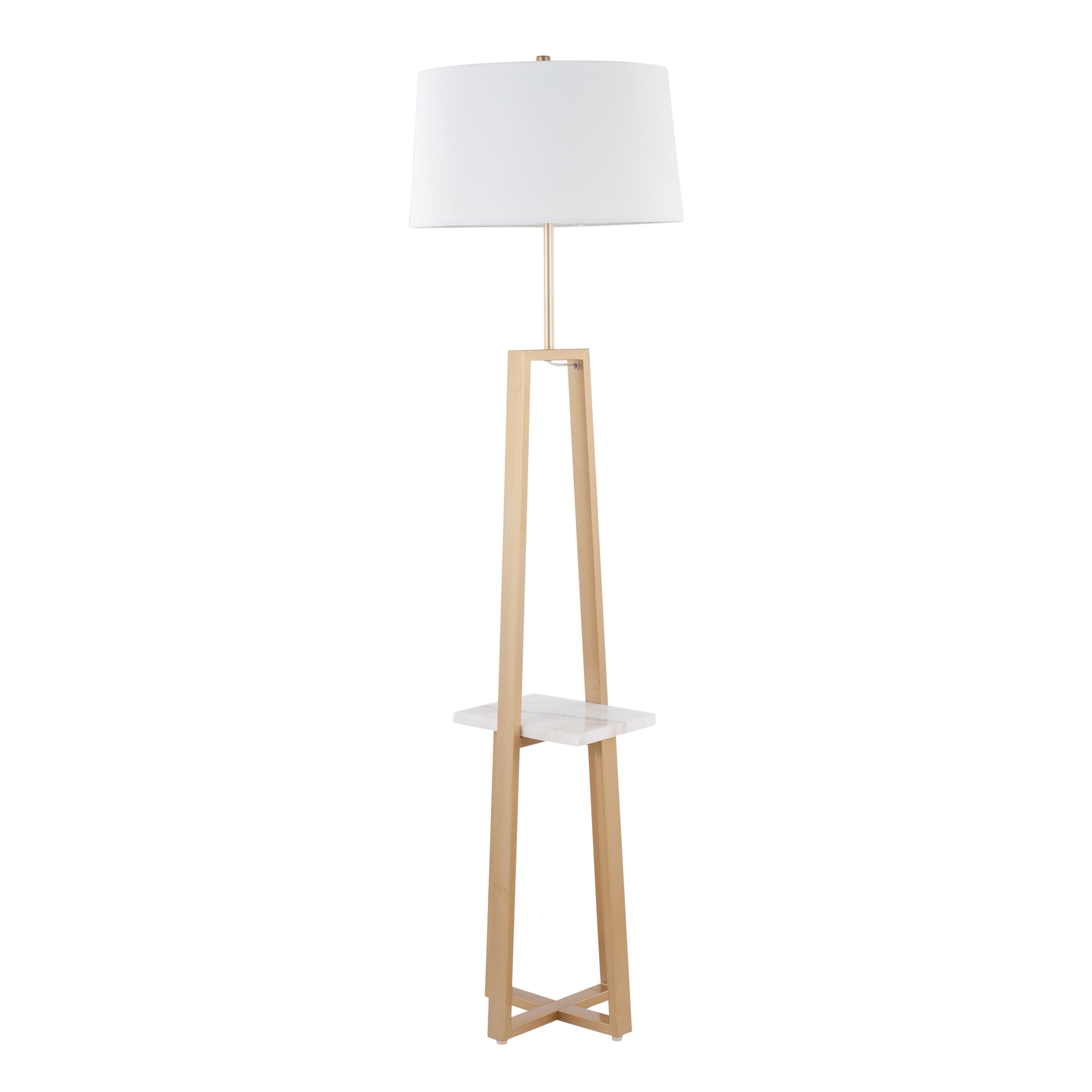 Cosmo Shelf Contemporary Glam Floor Lamp