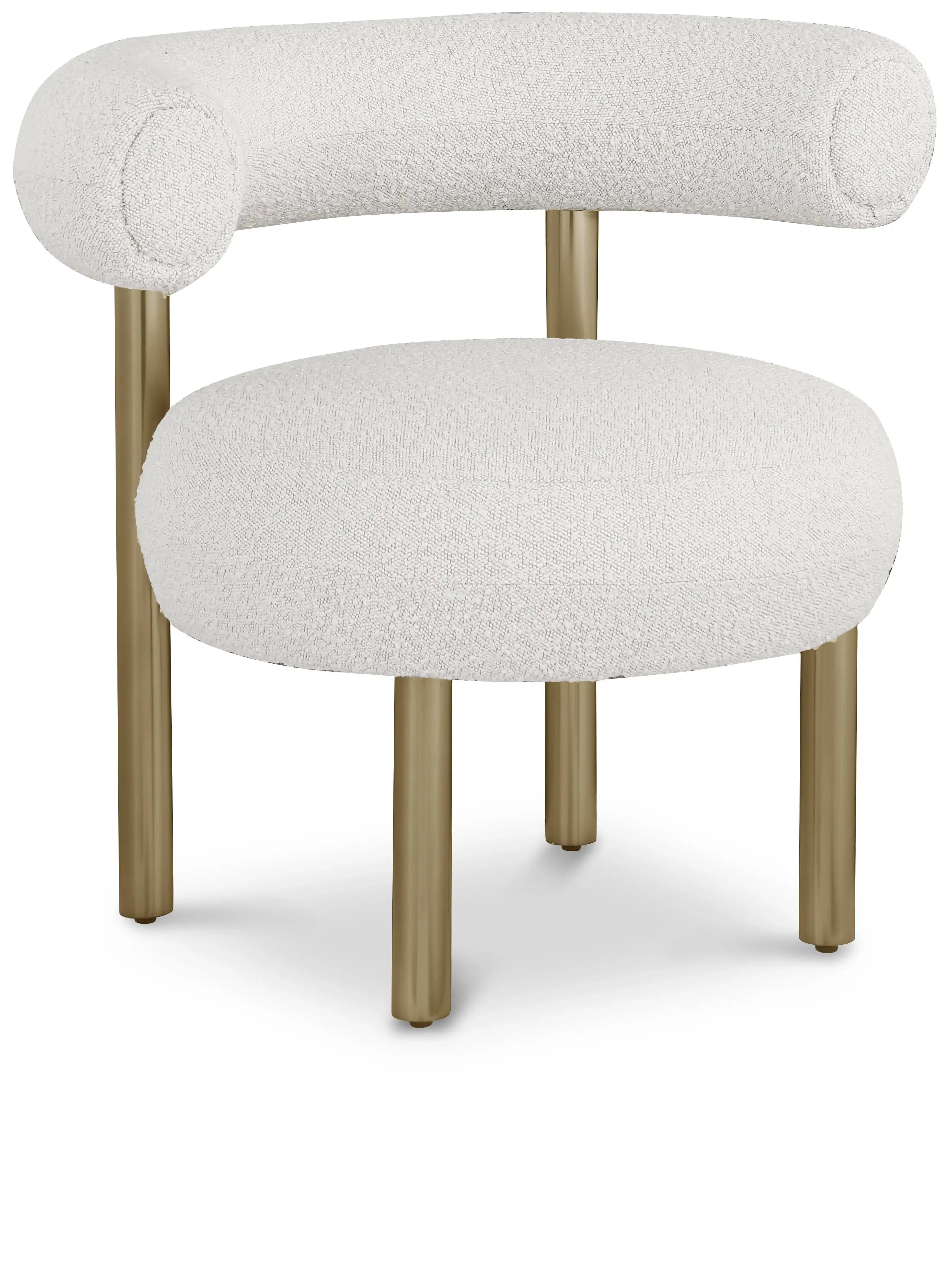 Bordeaux - Boucle Fabric Accent Chair