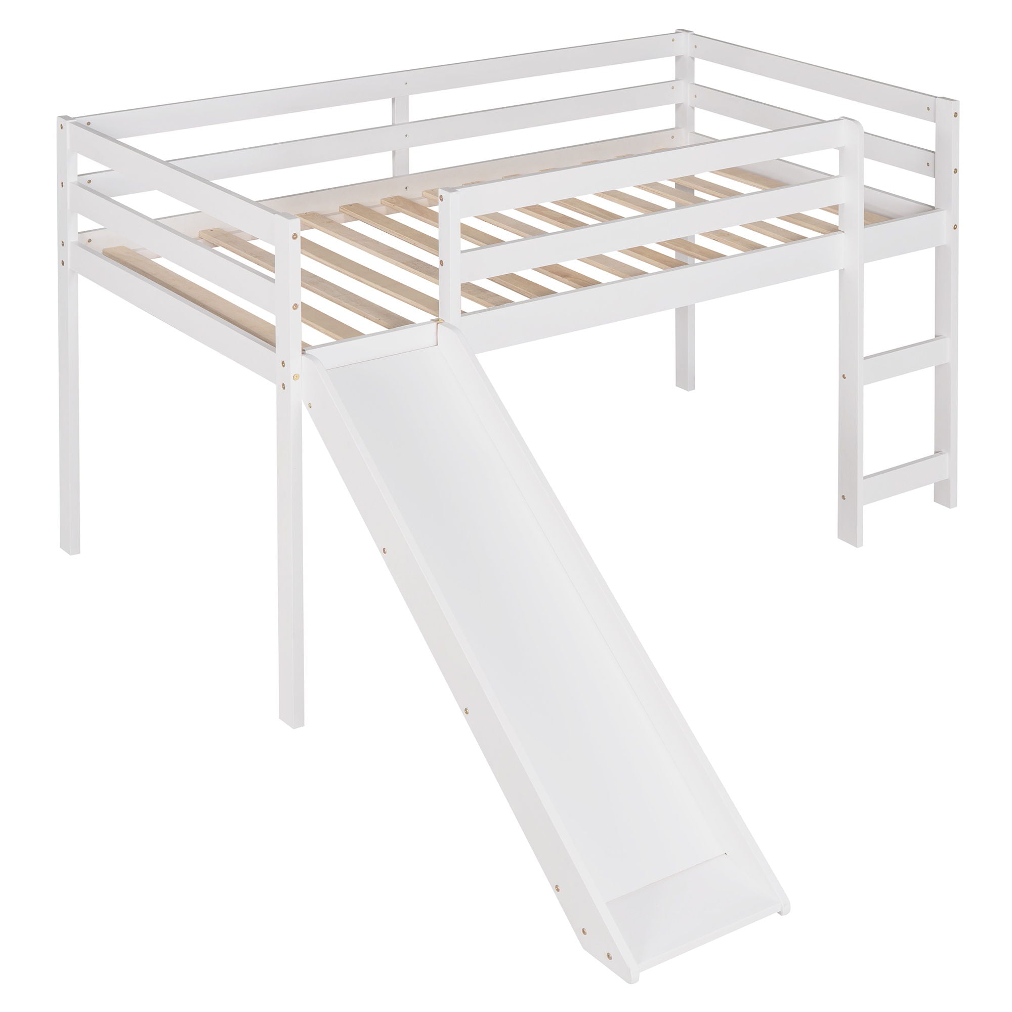 Loft Bed With Slide, Multifunctional Design