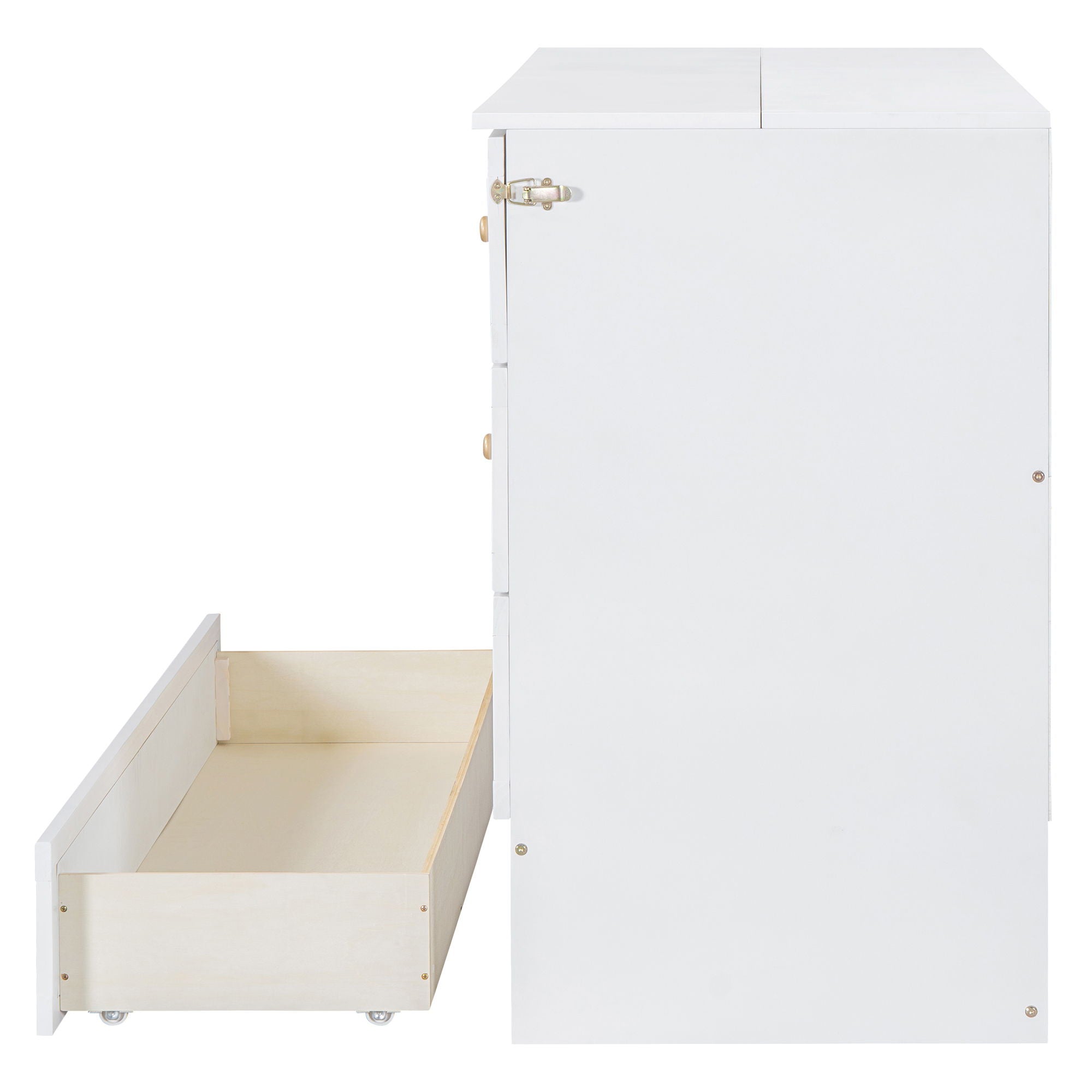 Murphy Bed With Large Drawers, Space Saving Design