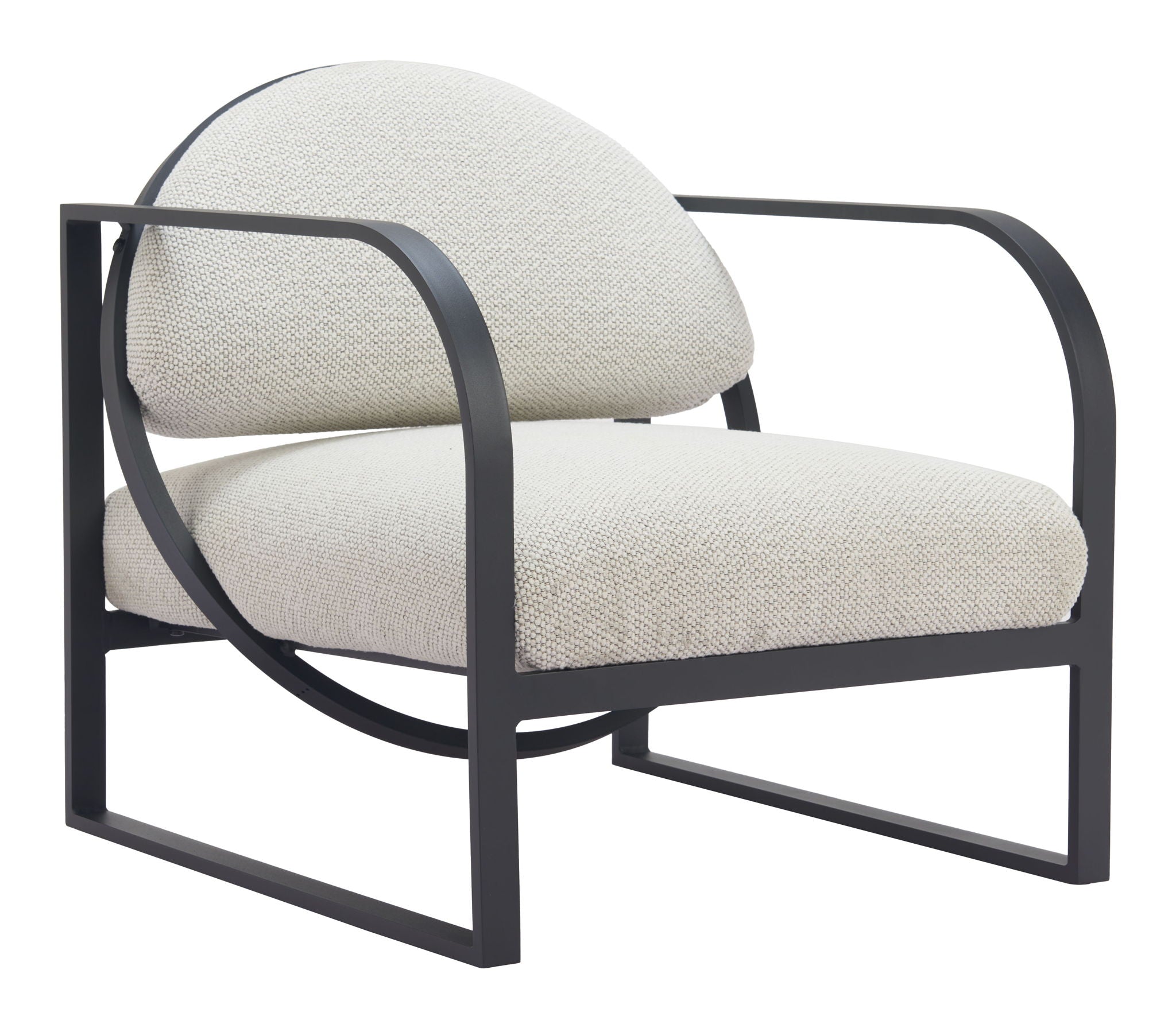 Flakt - Outdoor Accent Chair - Ivory