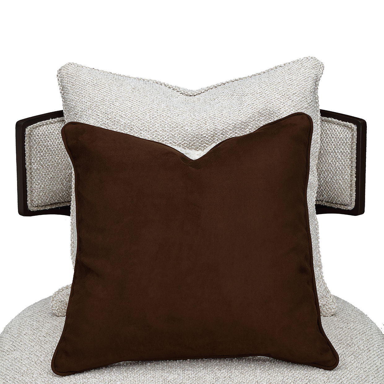 West Kensington - Chaise - Buff / Medium Espresso