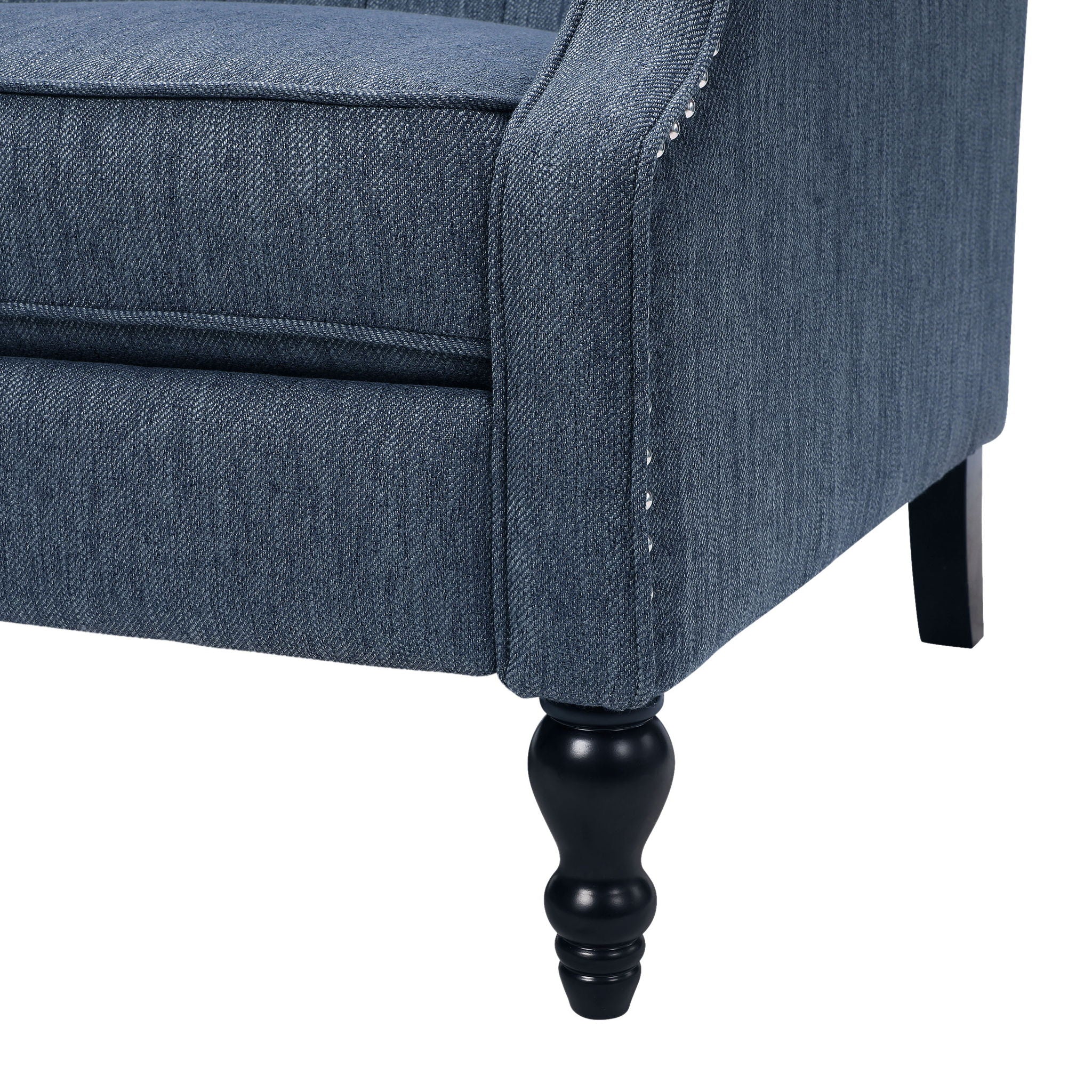 Dunham - Contemporary Fabric Tufted Oversized Pushback Recliner