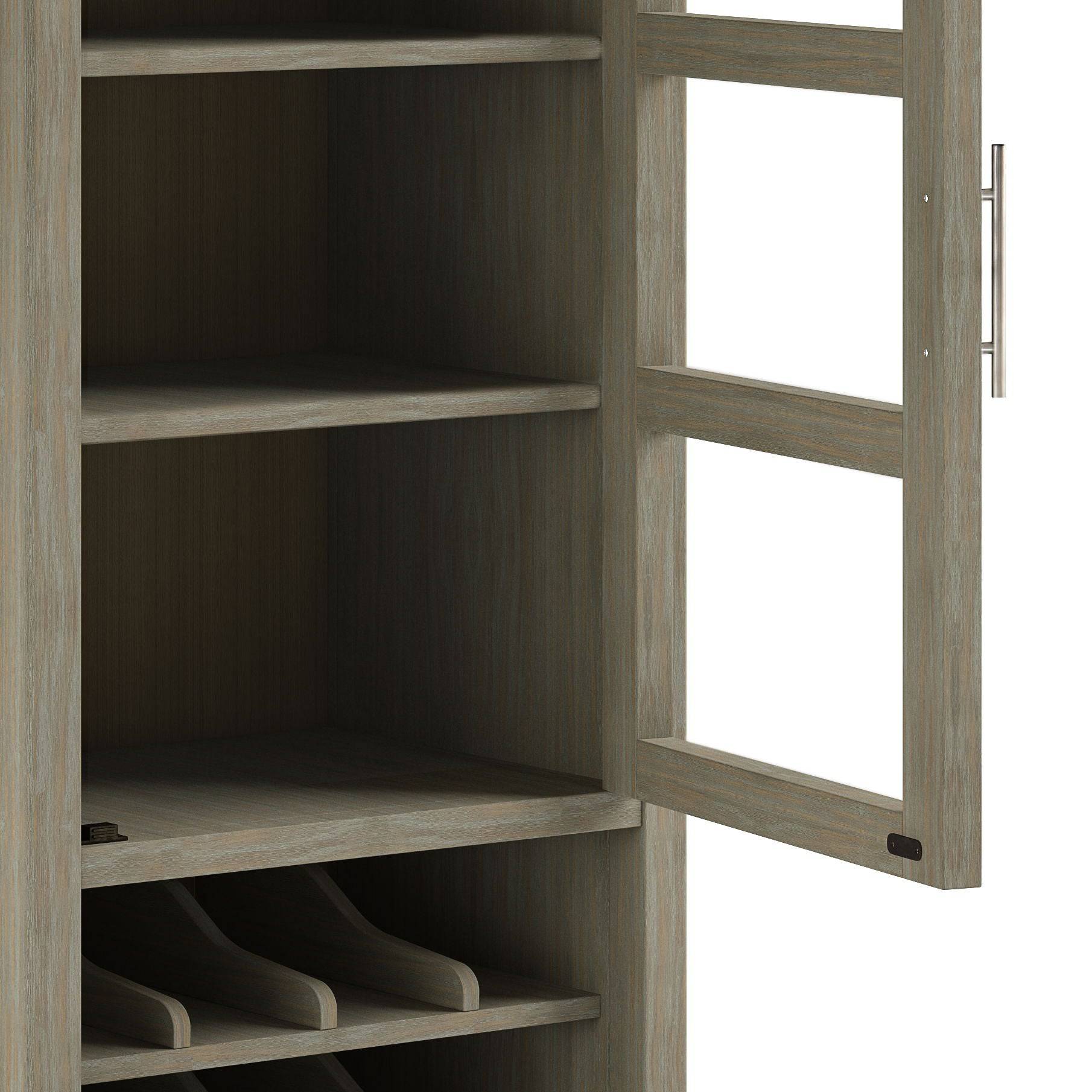 Avalon - High Storage, Wine Rack Cabinet - Best Buy Furniture
