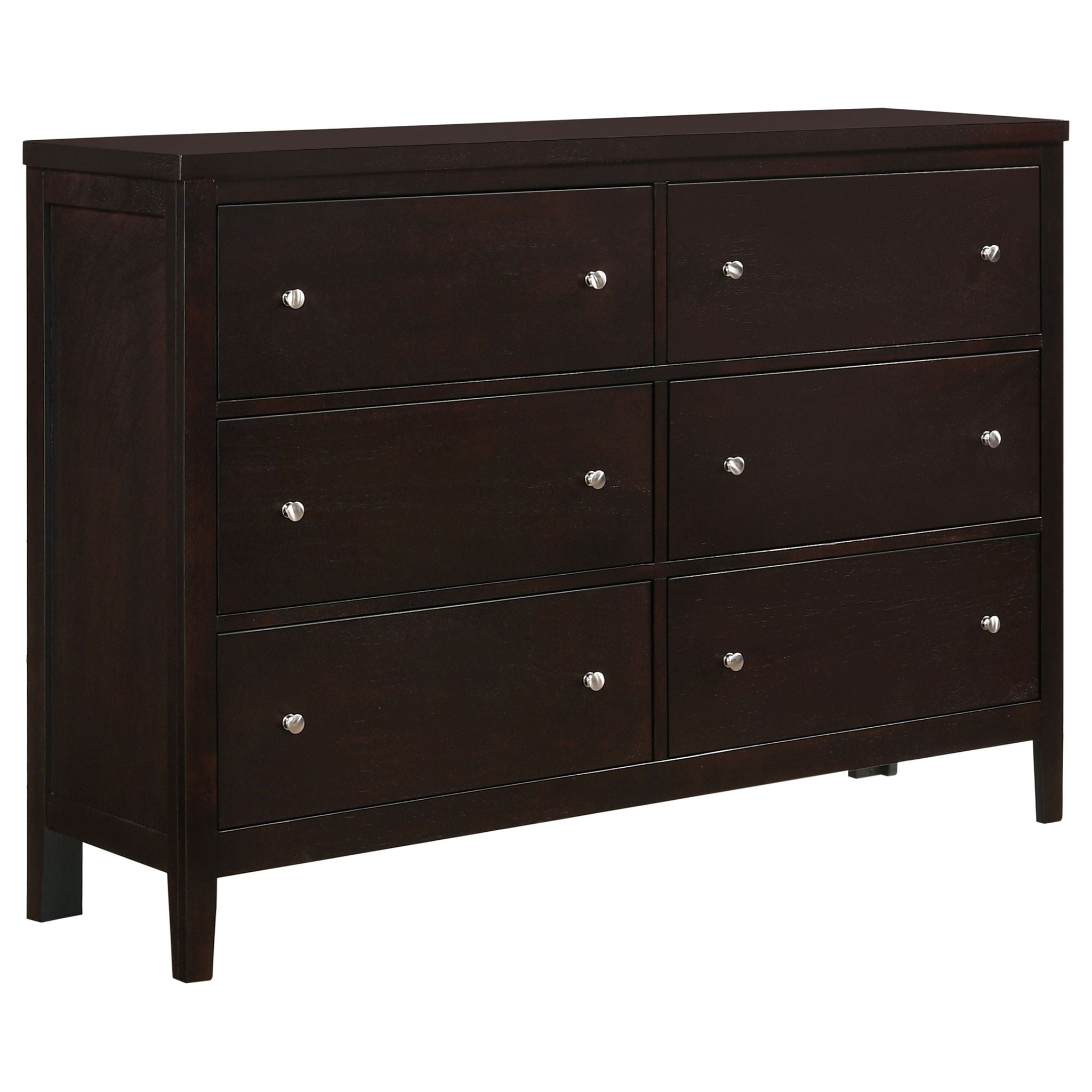 Wedgewood - 6 Drawers Dresser - Cappuccino