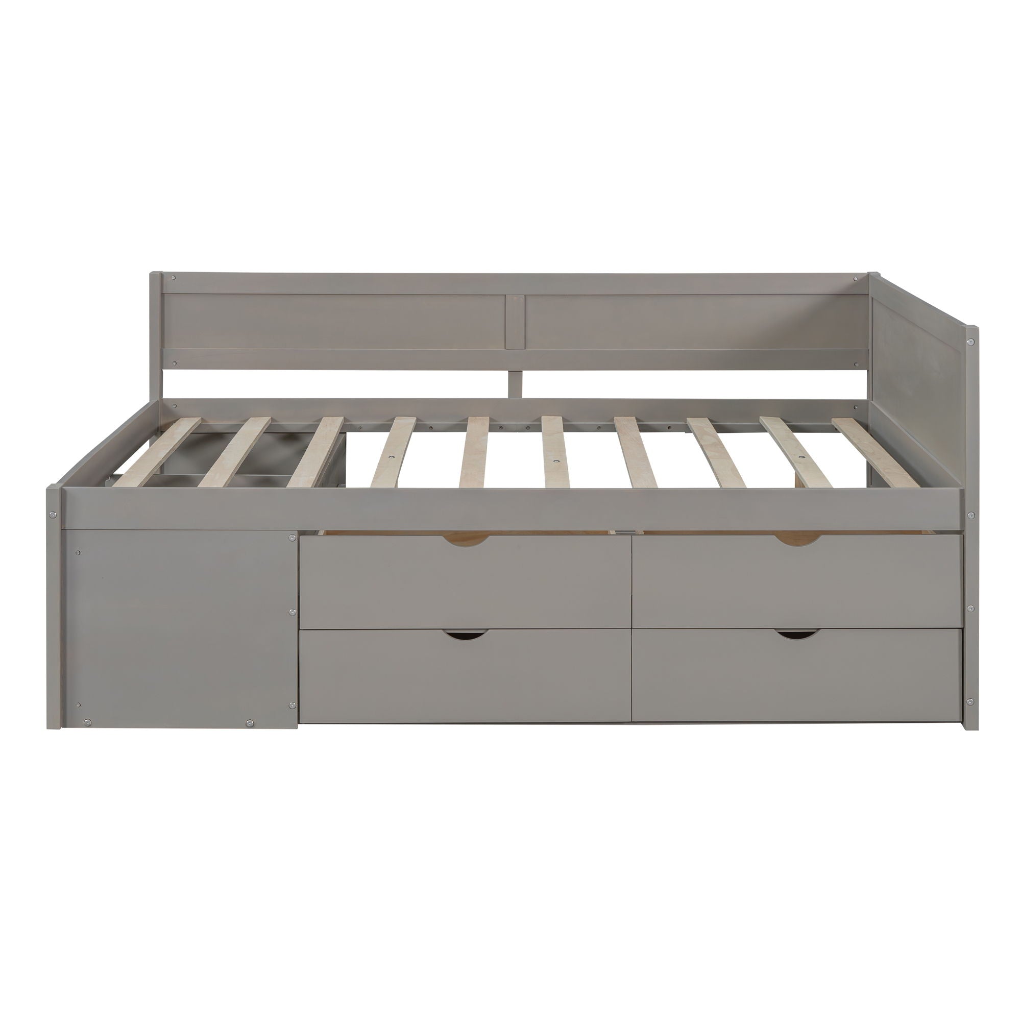 Daybed With Drawers And Shelves