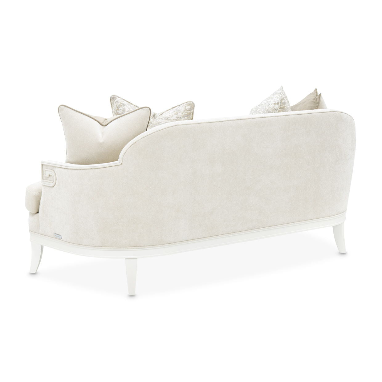 La Marisia - Chenille Loveseat - Tranquil / Creamy Pearl