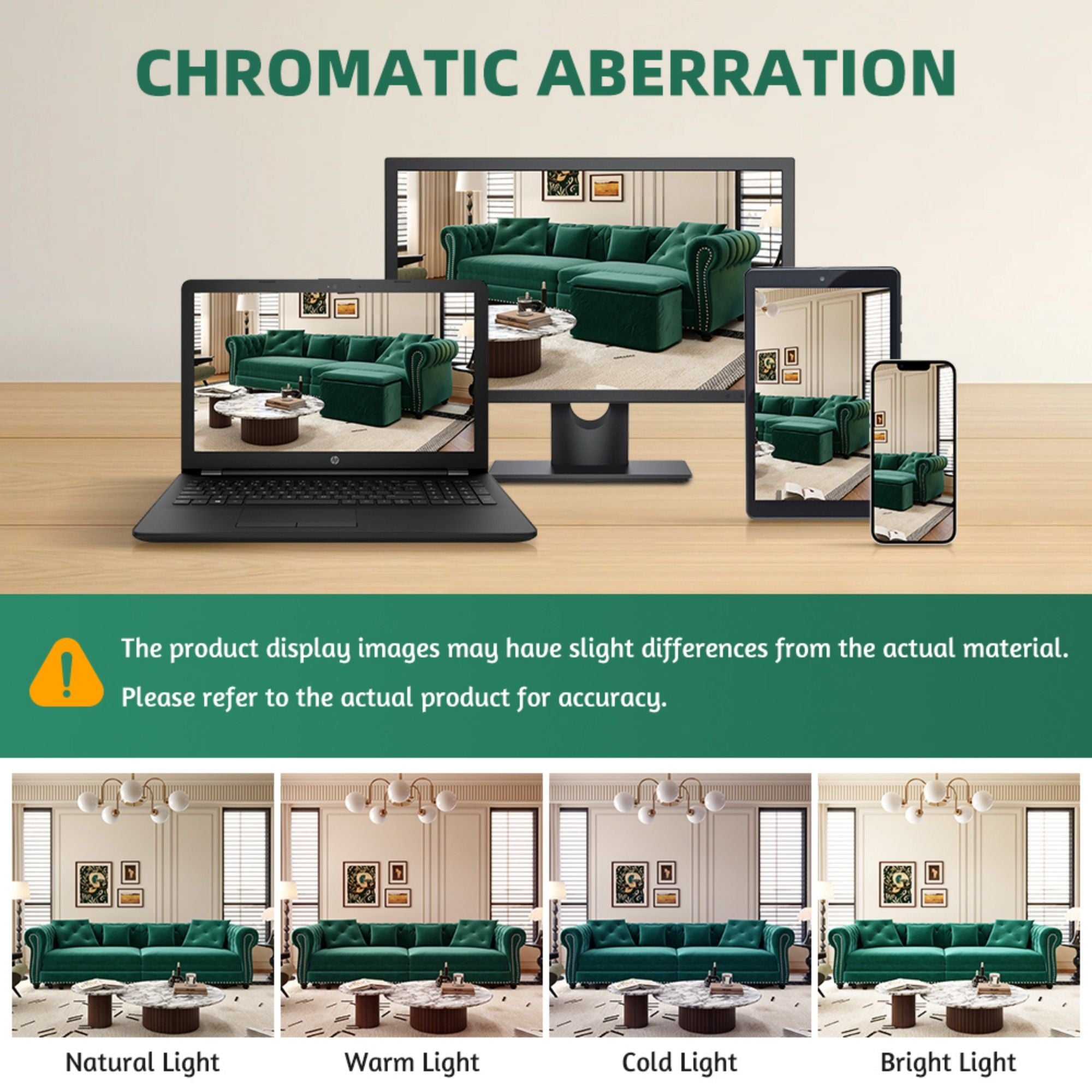 3 In 1 Pull Out Sofa Bed, Convertible Sleeper Sofa Bed, 3 Seater Sofa With Movable Ottoman - Green