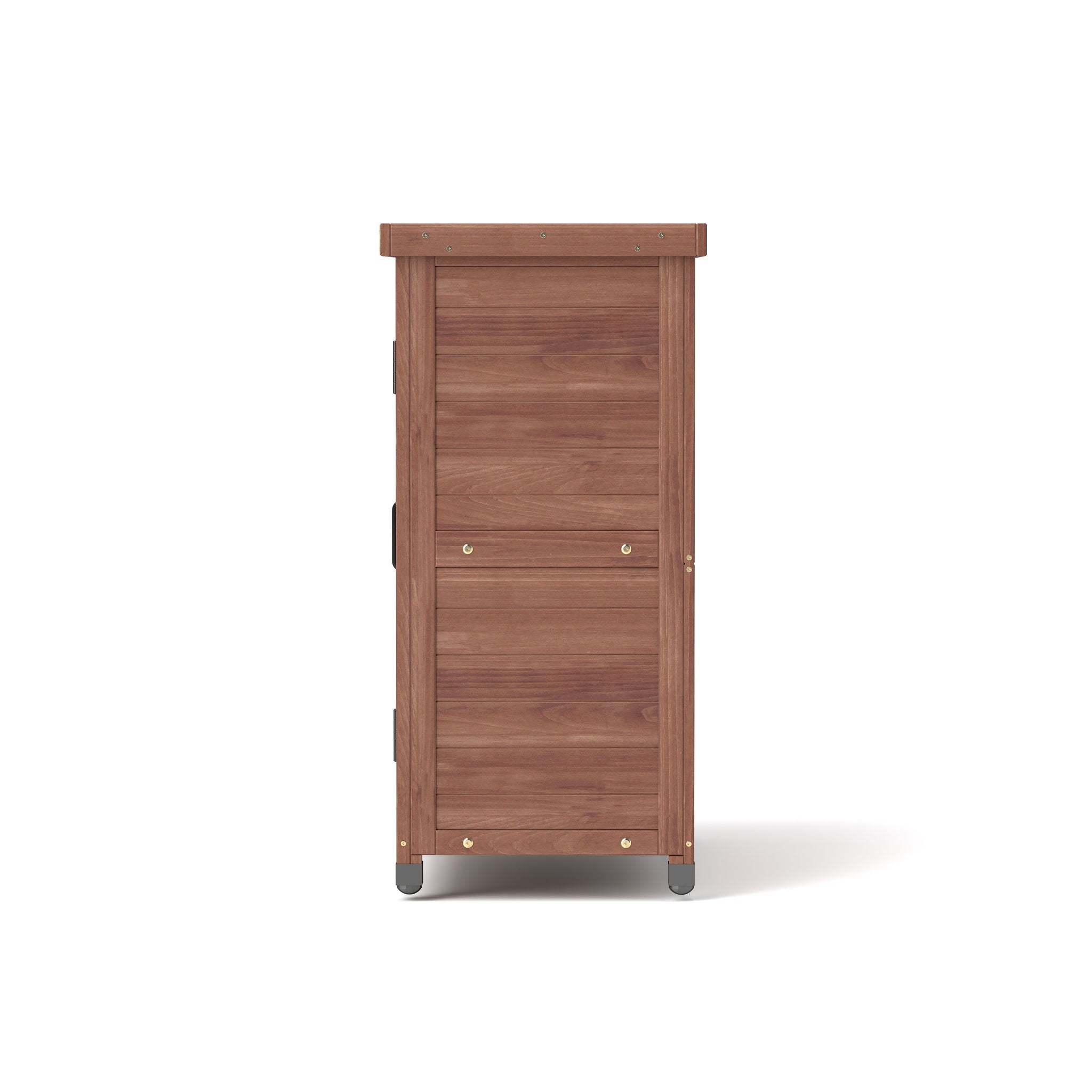Potting Bench With Storage Cabinet And Metal Table Top For Outdoor