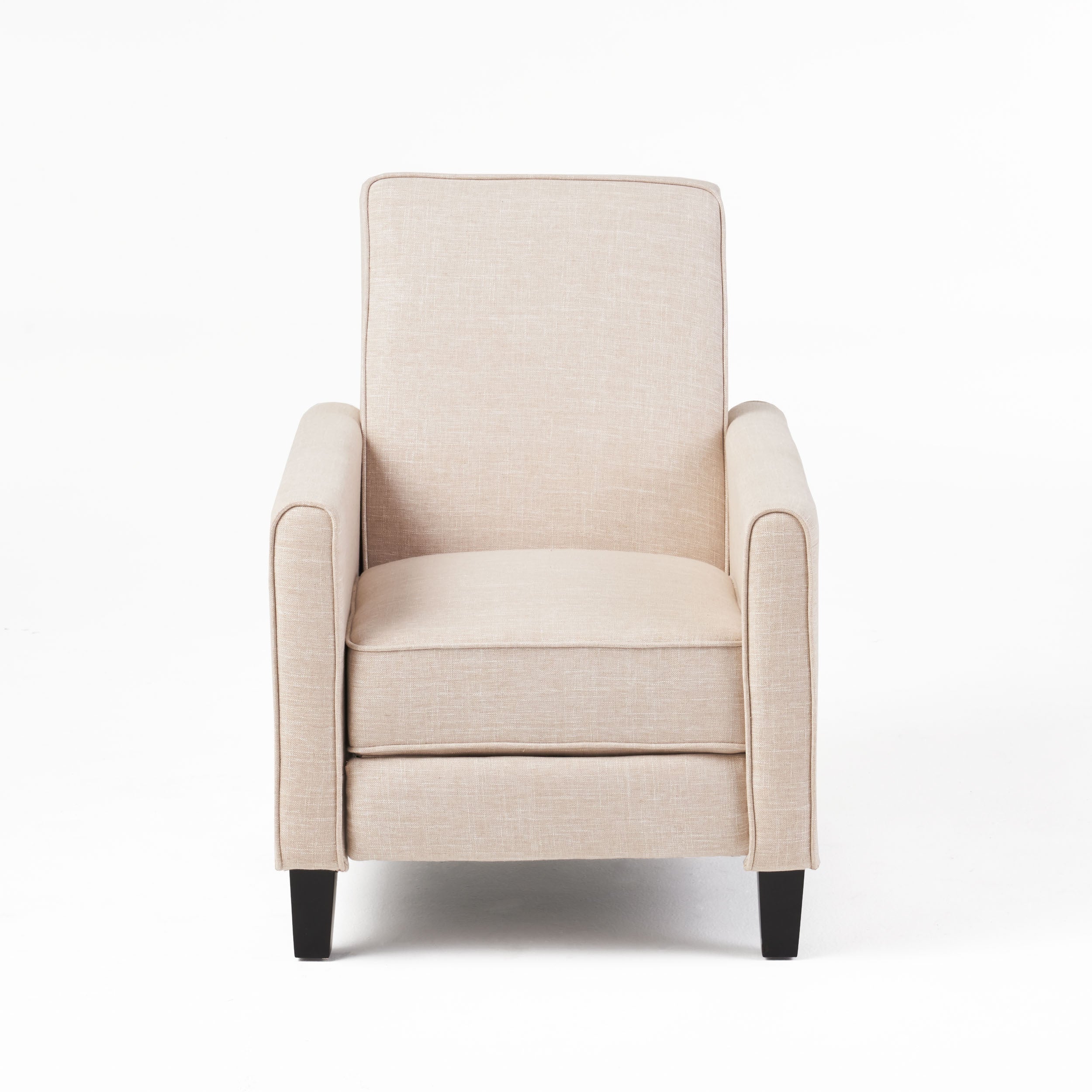Light Beige Linen Push back Chair