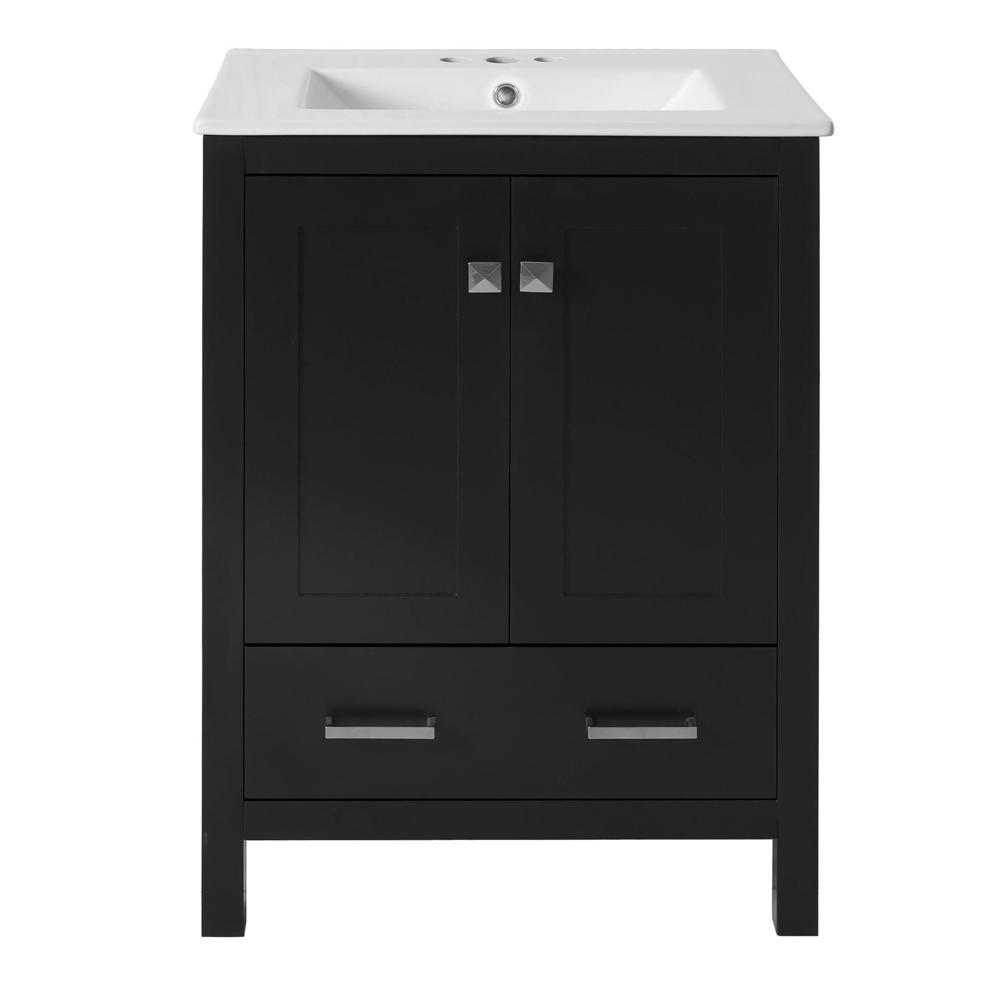 Bathroom Vanity With Integrated Undermount Ceramic Sink, 2 Doors And 1 Drawer, Soft Close Hinges - Best Buy Furniture