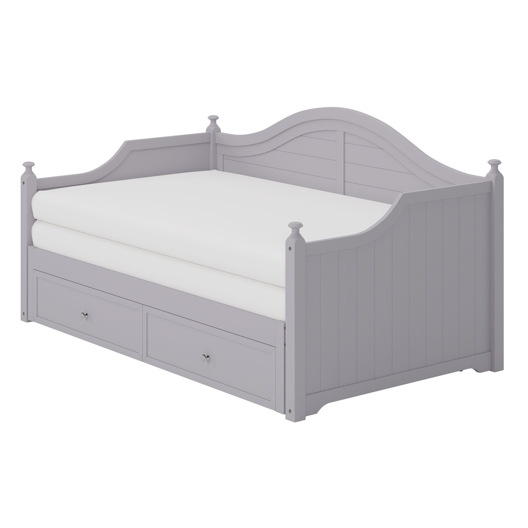 Daybed With Extendable Trundle And Storage Drawers