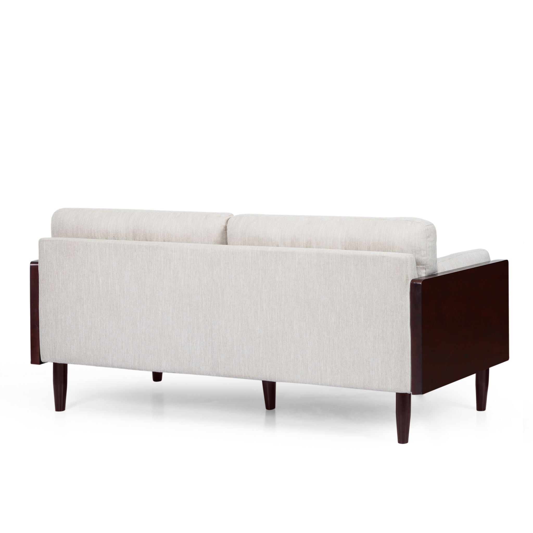 Mid - Century 3 Seater Sofa With Pillow Cushions