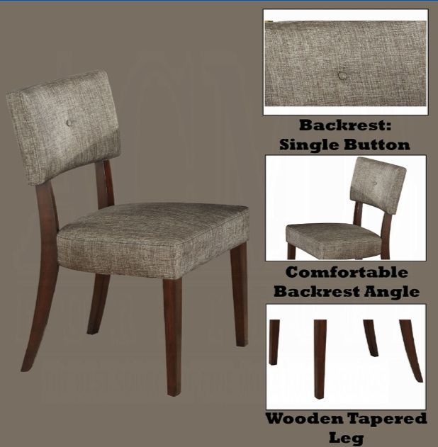 Drake - Side Chair (Set of 2) - Gray - Best Buy Furniture