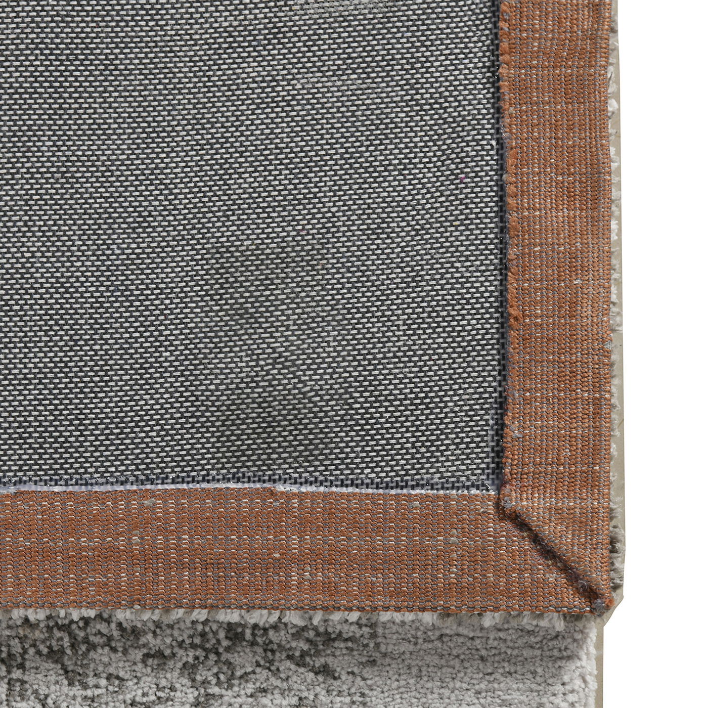 Quarry - 5.25' X 6.5' Abstract Area Rug - Gray / Orange - Best Buy Furniture