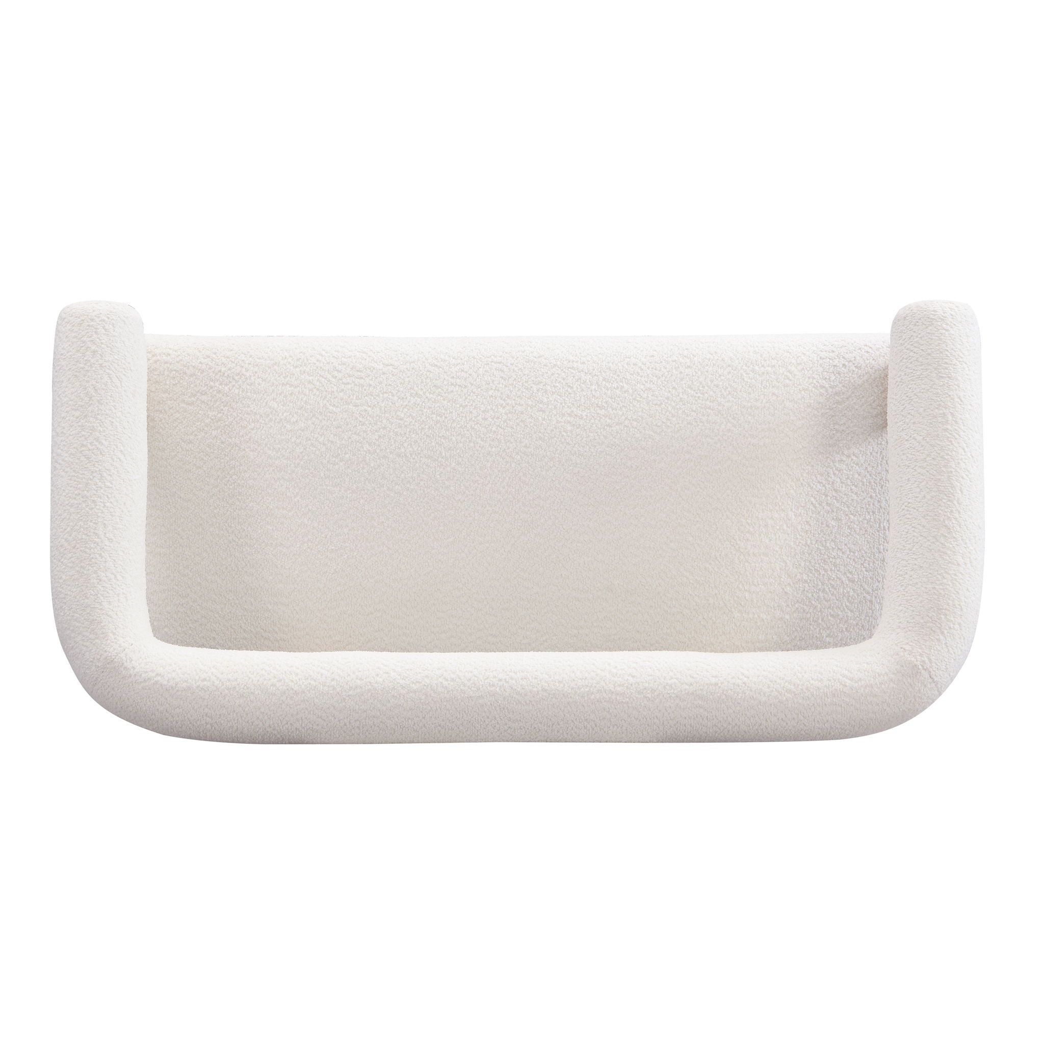 Modern Round Armrest Loveseat