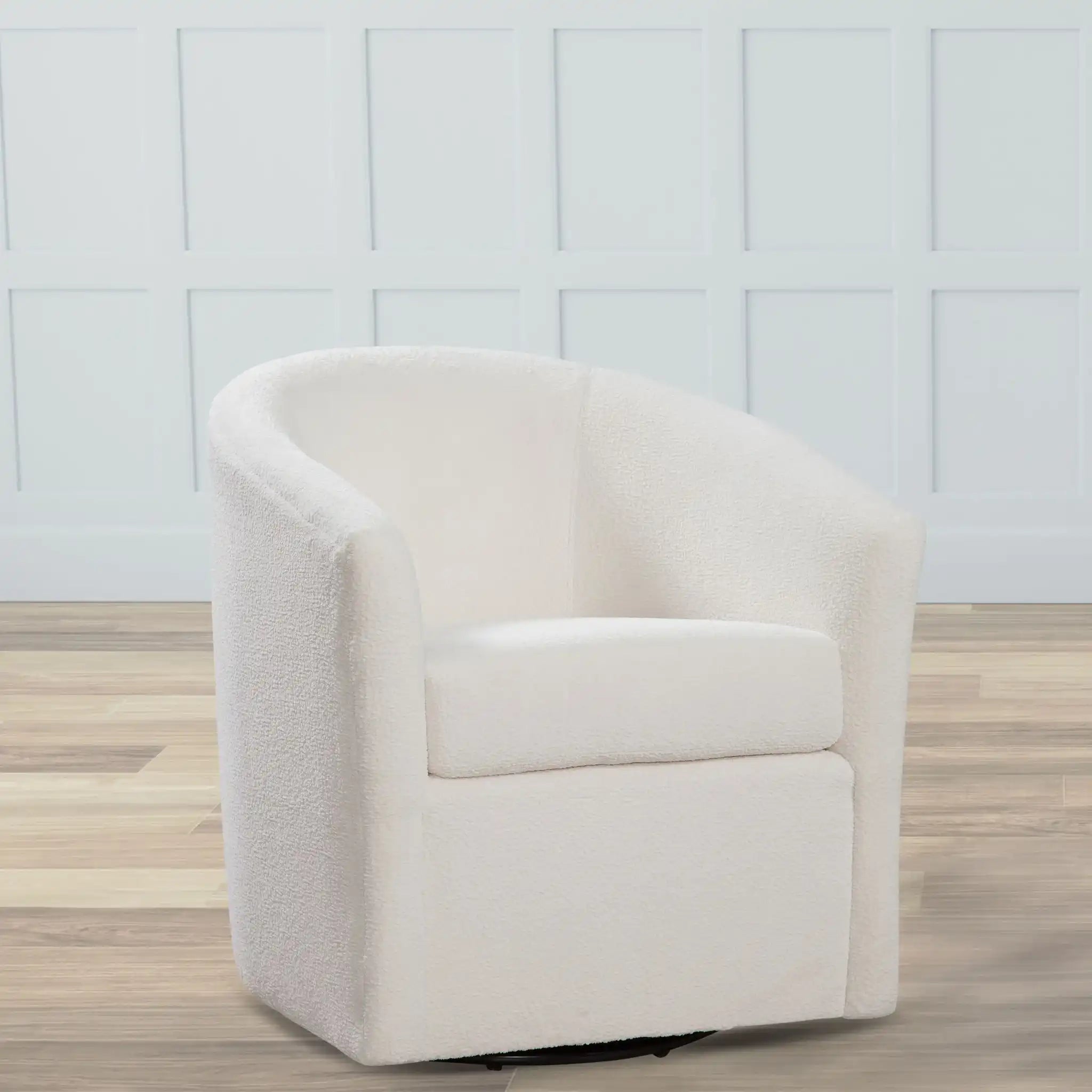 Oaklynn - Barrel Style Swivel Accent Chair