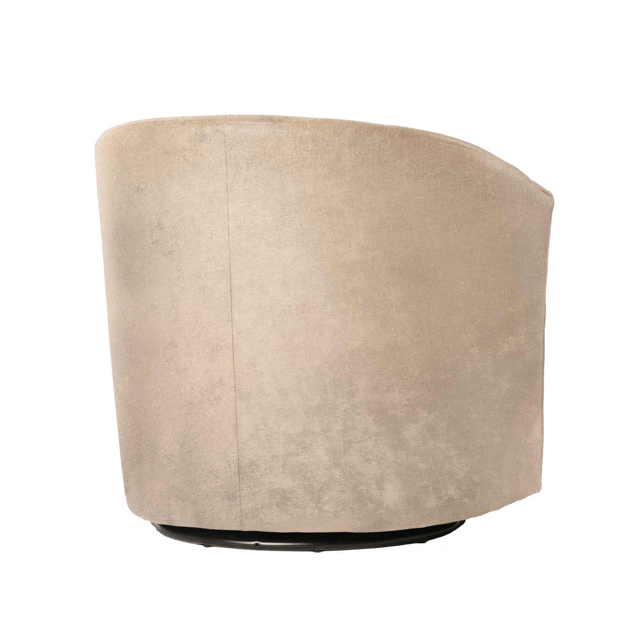 Eden - Swivel Chair With Microfiber Upholstery And Hardwood Frame