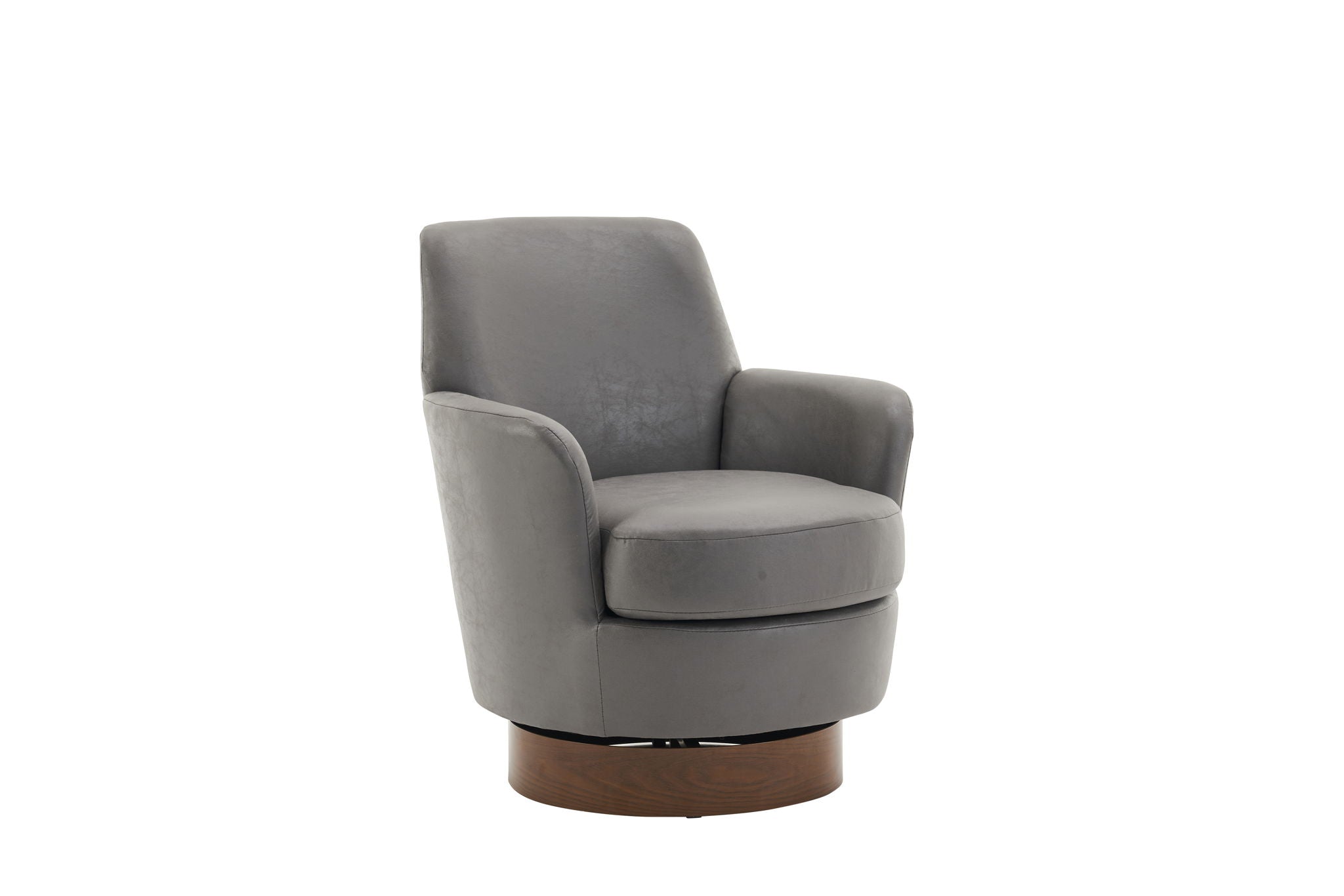 Swivel Accent Chairs Armchair With Stainless Steel Base