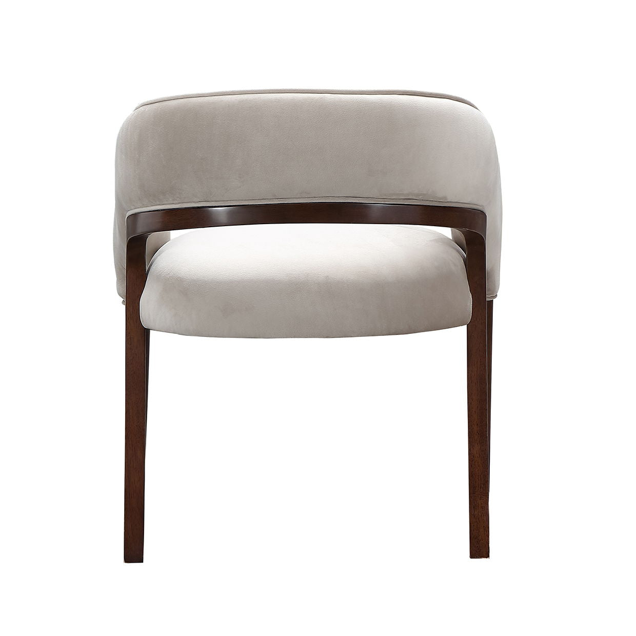 Houston - Vanity Chair - Porcini / Walnut