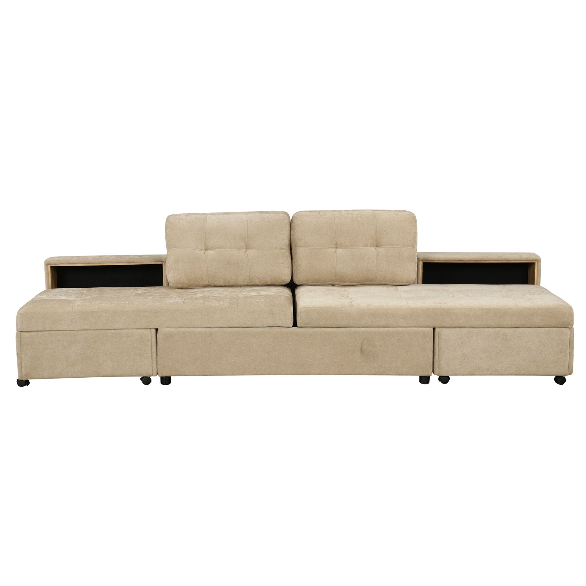Versatile Modular Free-Combined Sofa With 2 Storage Racks