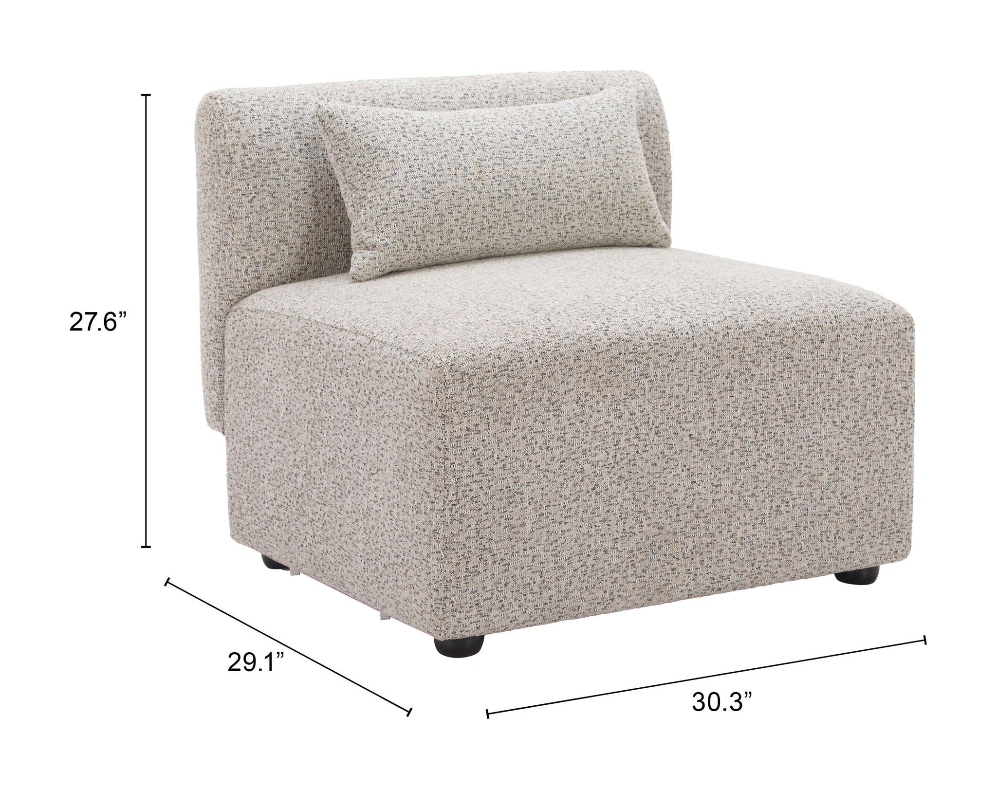 Simu - Middle Chair - Dune Greige